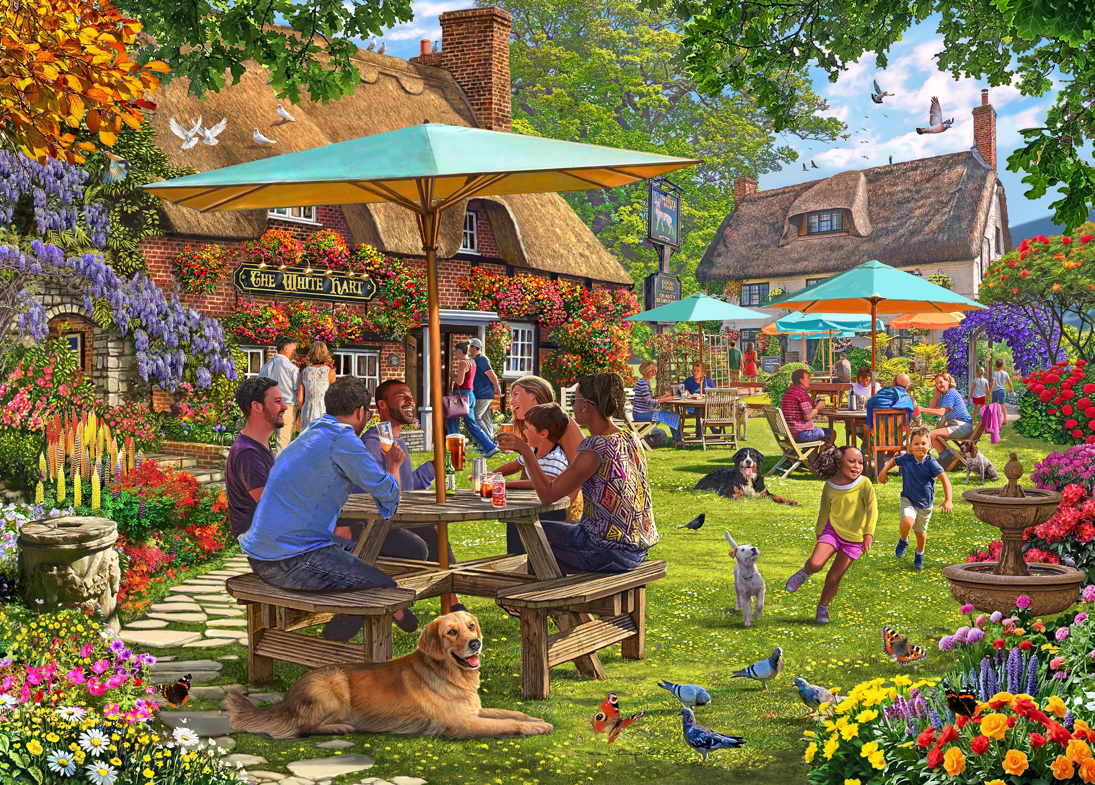 Puzzle - Holdson - Cobblestone Corner S2 1000pc The White Hart Pub