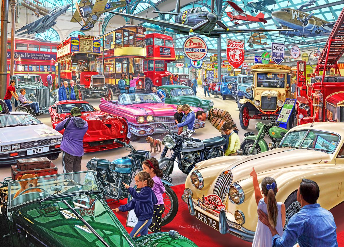 Puzzle - Holdson - Regency Series 3 - Transport Museum - 500pc XL