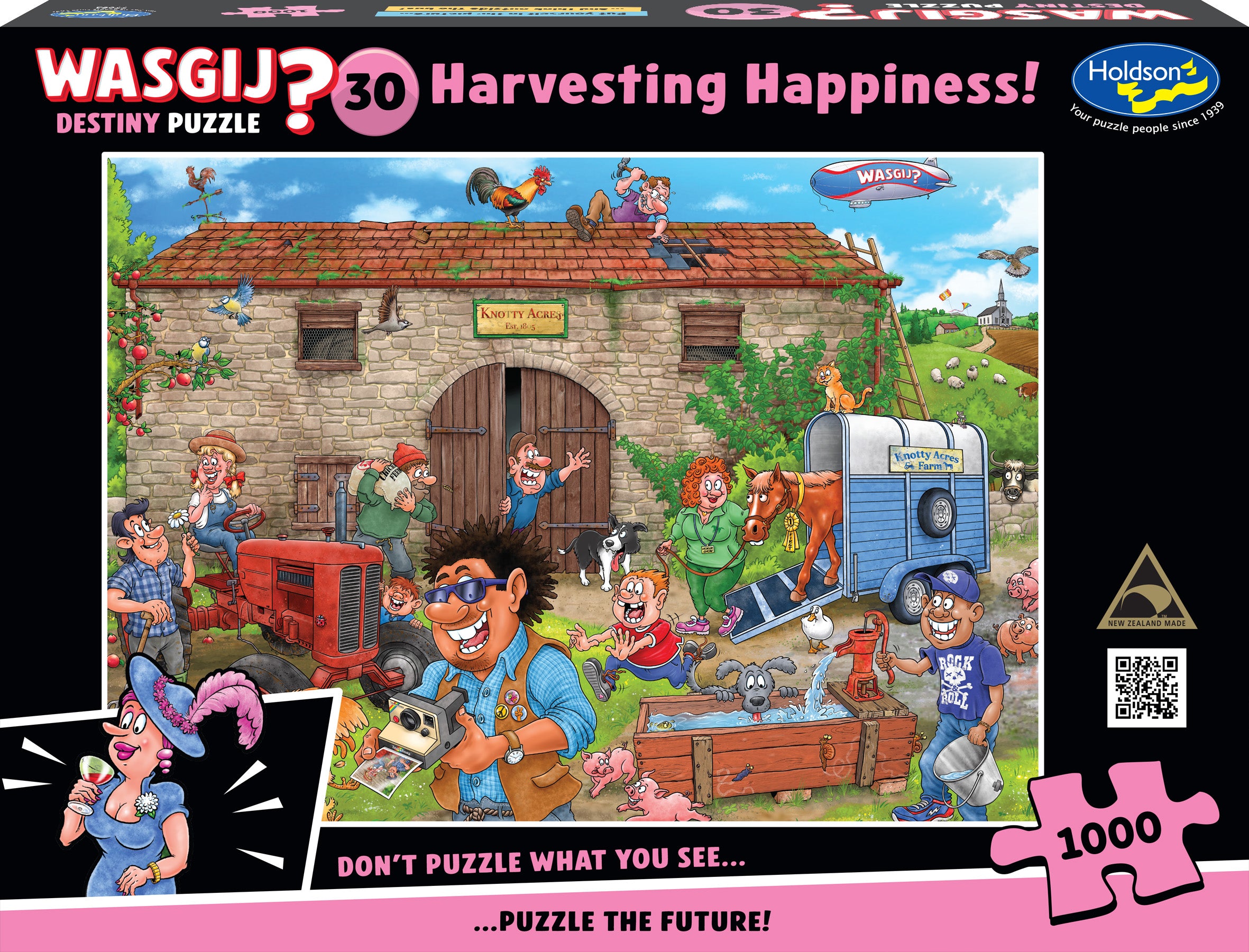 Puzzle - Holdson - Wasgij Destiny #30 - Harvesting Happiness 1000pcs