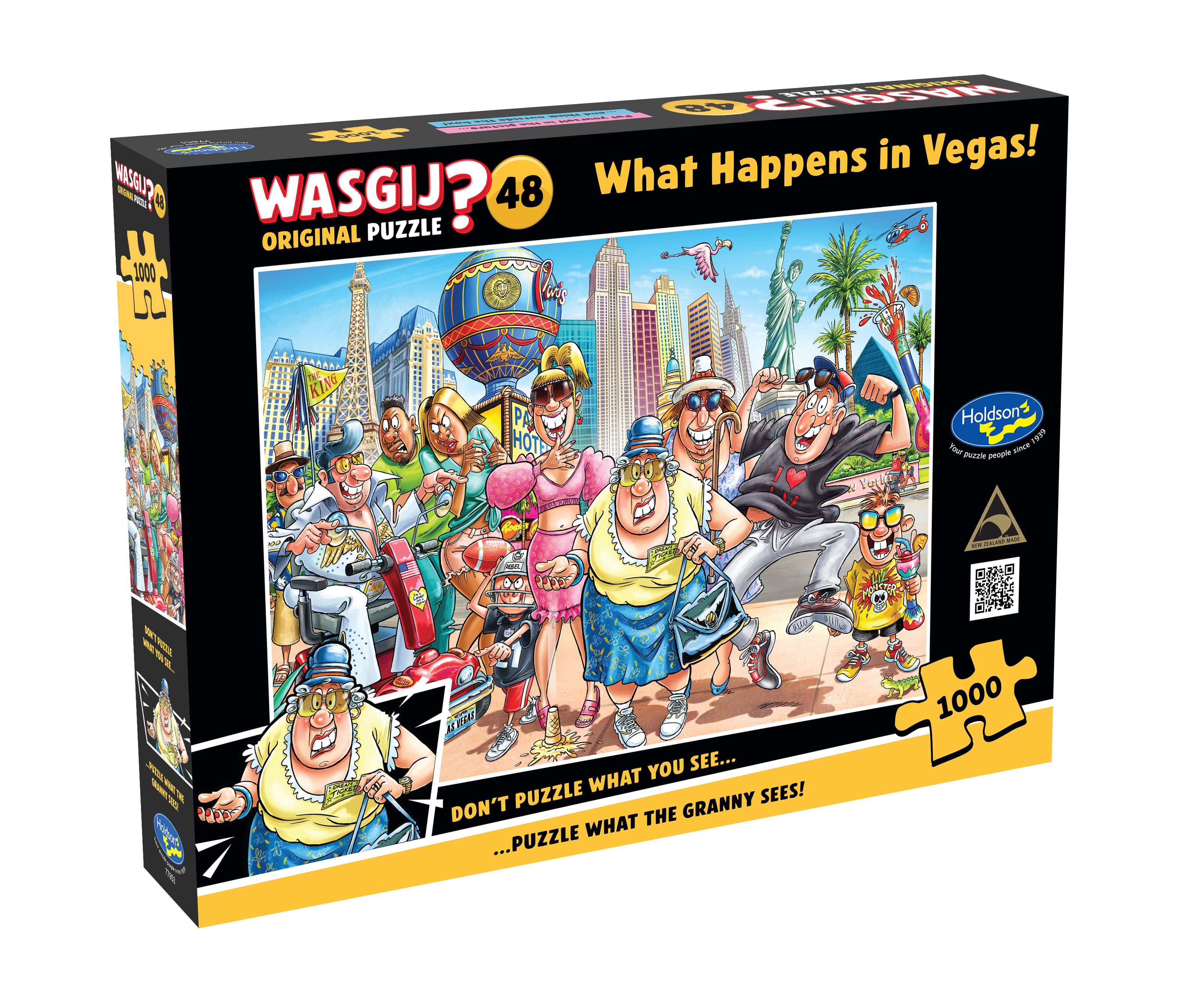 Puzzle - Holdson - Wasgij Original 48 What Happens in Vegas - 1000pc