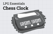 LPG Essentials Electronic Chess Clock  - Black