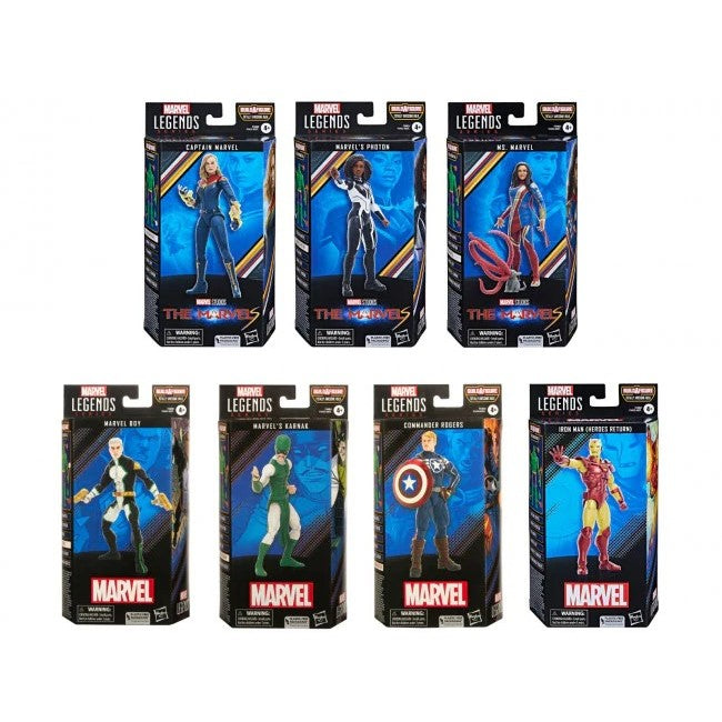 Captain Marvel - Legends - The Marvels Baf Assortment (8)