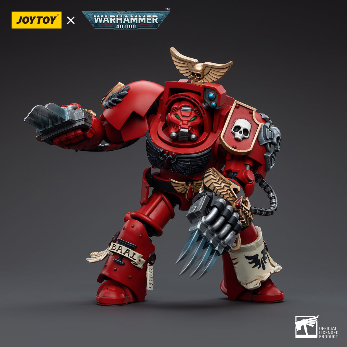 Warhammer Collectibles: 1/18 Scale Blood Angels Assault Terminators Brother Nassio