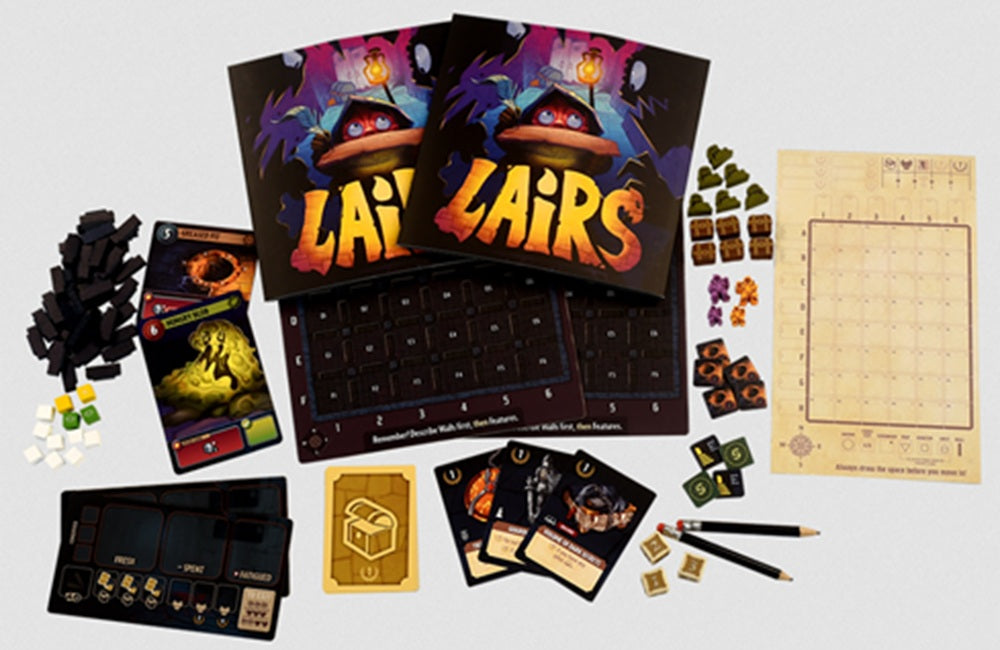 Lairs Standard Game and Box Zero