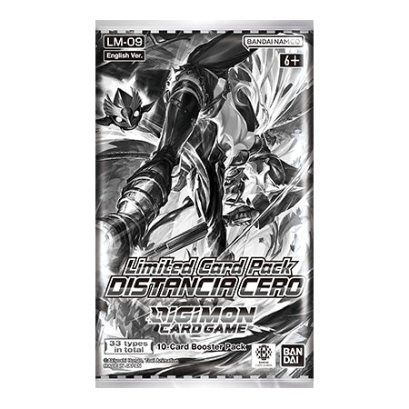Digimon Card Game: Limited Card Pack Display – Distancia Cero [LM-09]