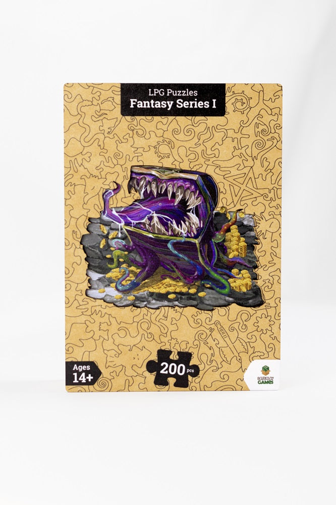 LPG Puzzles Wooden Fantasy Puzzle - Treasure Chest