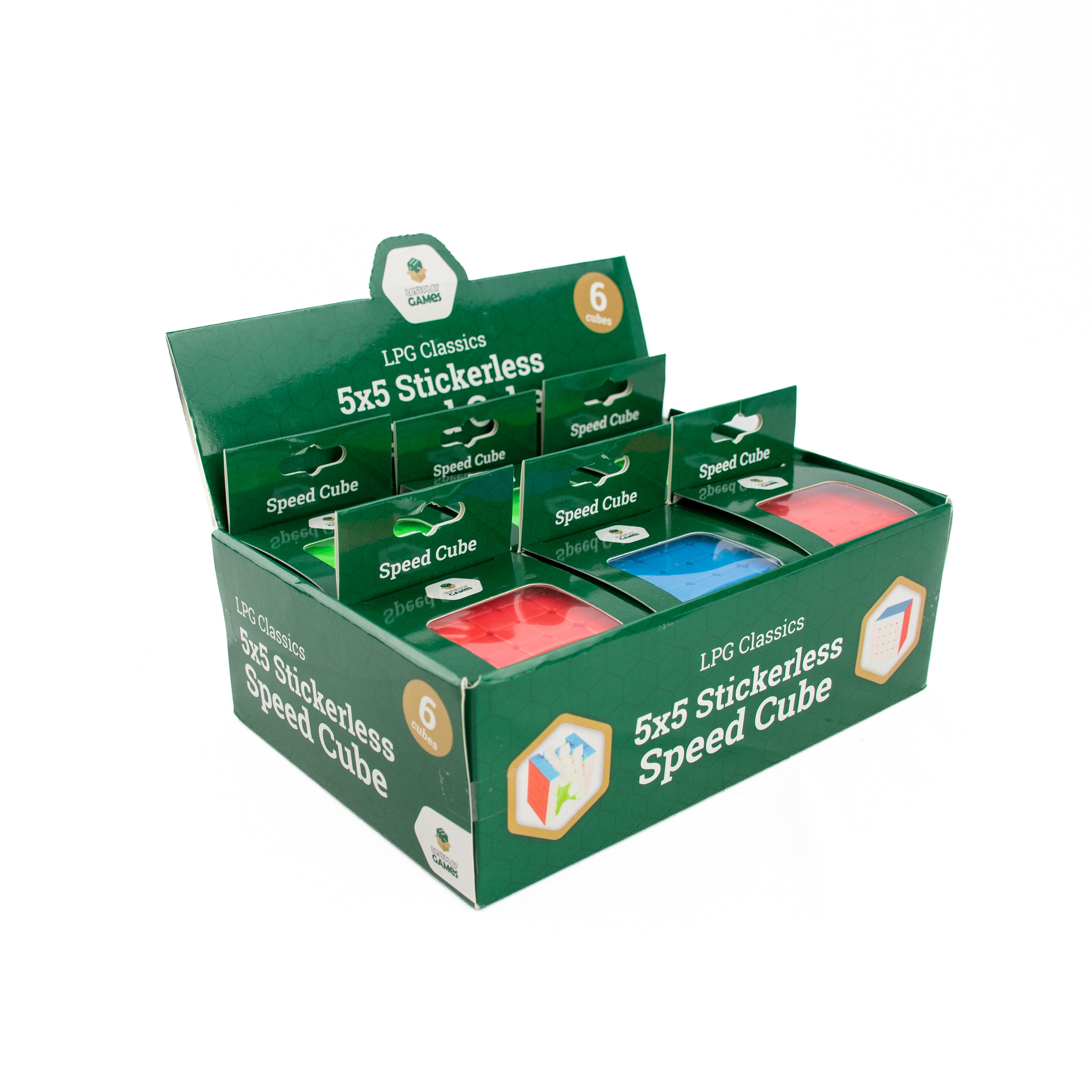 LPG Puzzles Speed Cube 5x5 Display (6) (DISCONTINUED)
