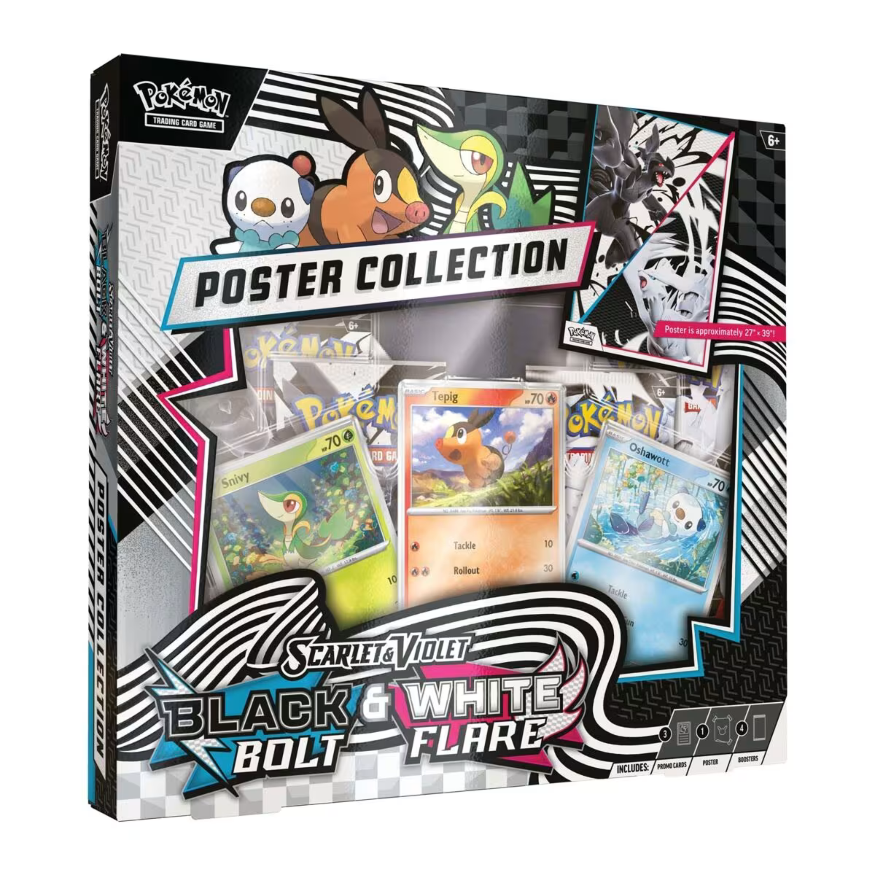 POKEMON TCG -BLACK BOLT AND WHITE FLARE POSTER COLLECTION