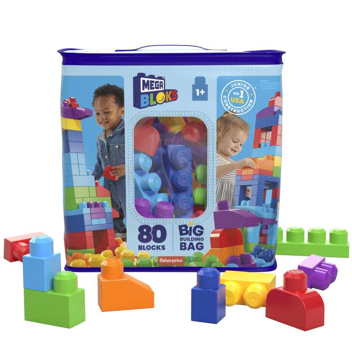 Mega Blocks - Big Building Bag (80 Blocks)