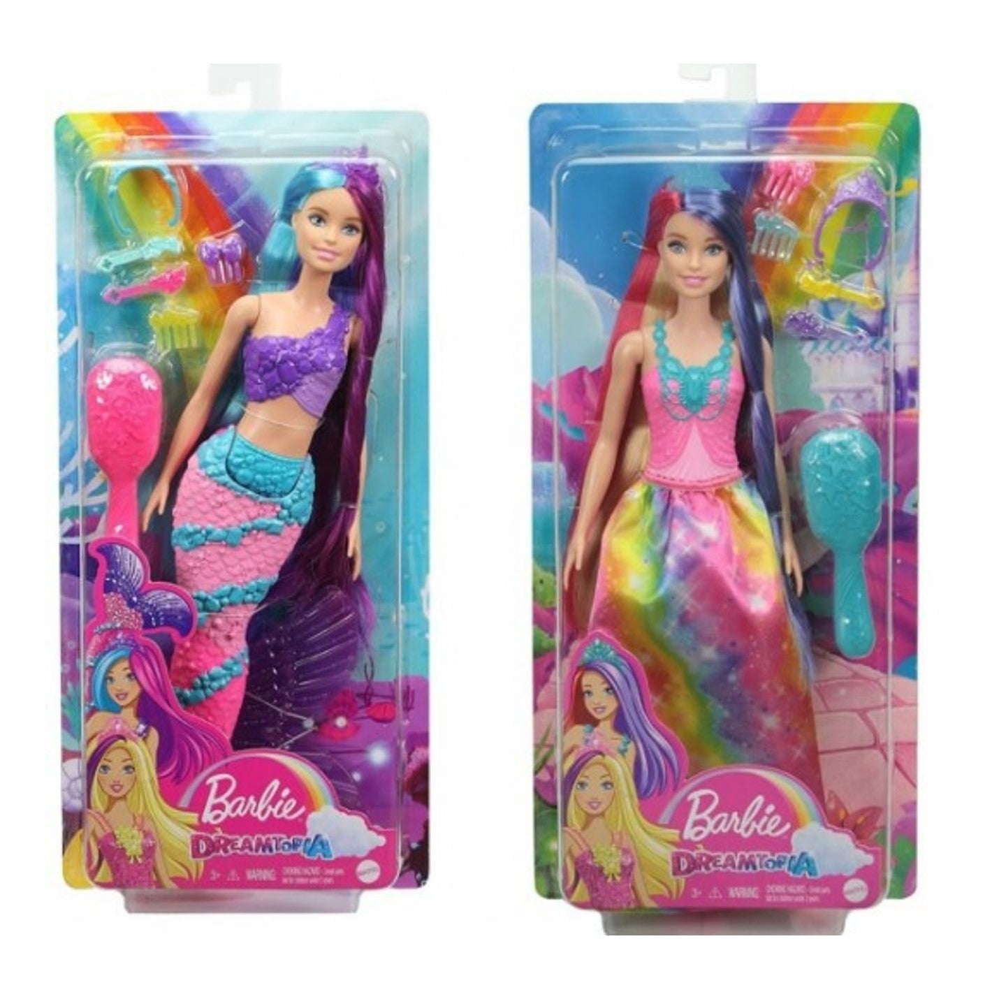 Barbie - Fairytale - Long Hair Fantasy Doll Assortment (3)