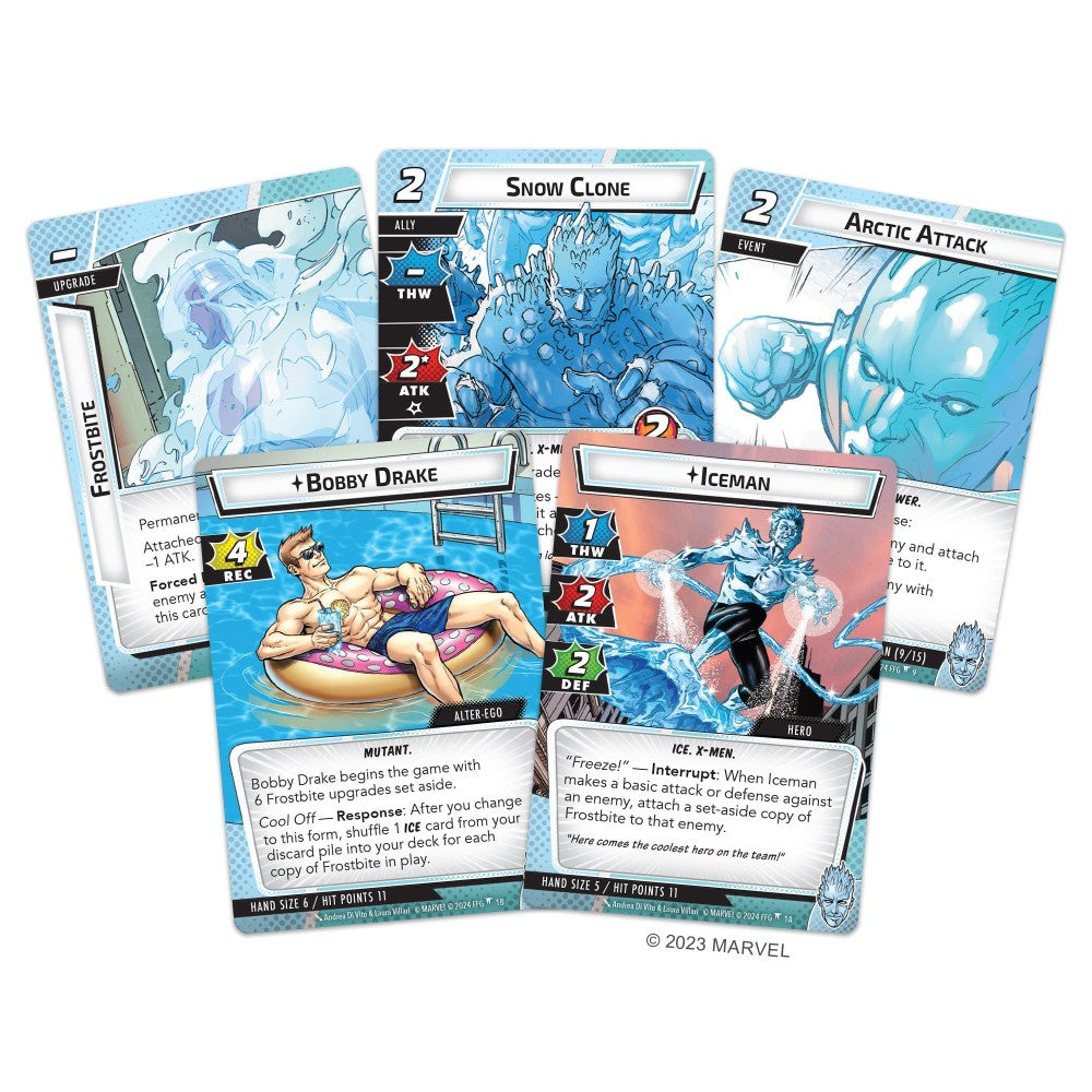 Marvel Champions: The Card Game – Iceman Hero Pack