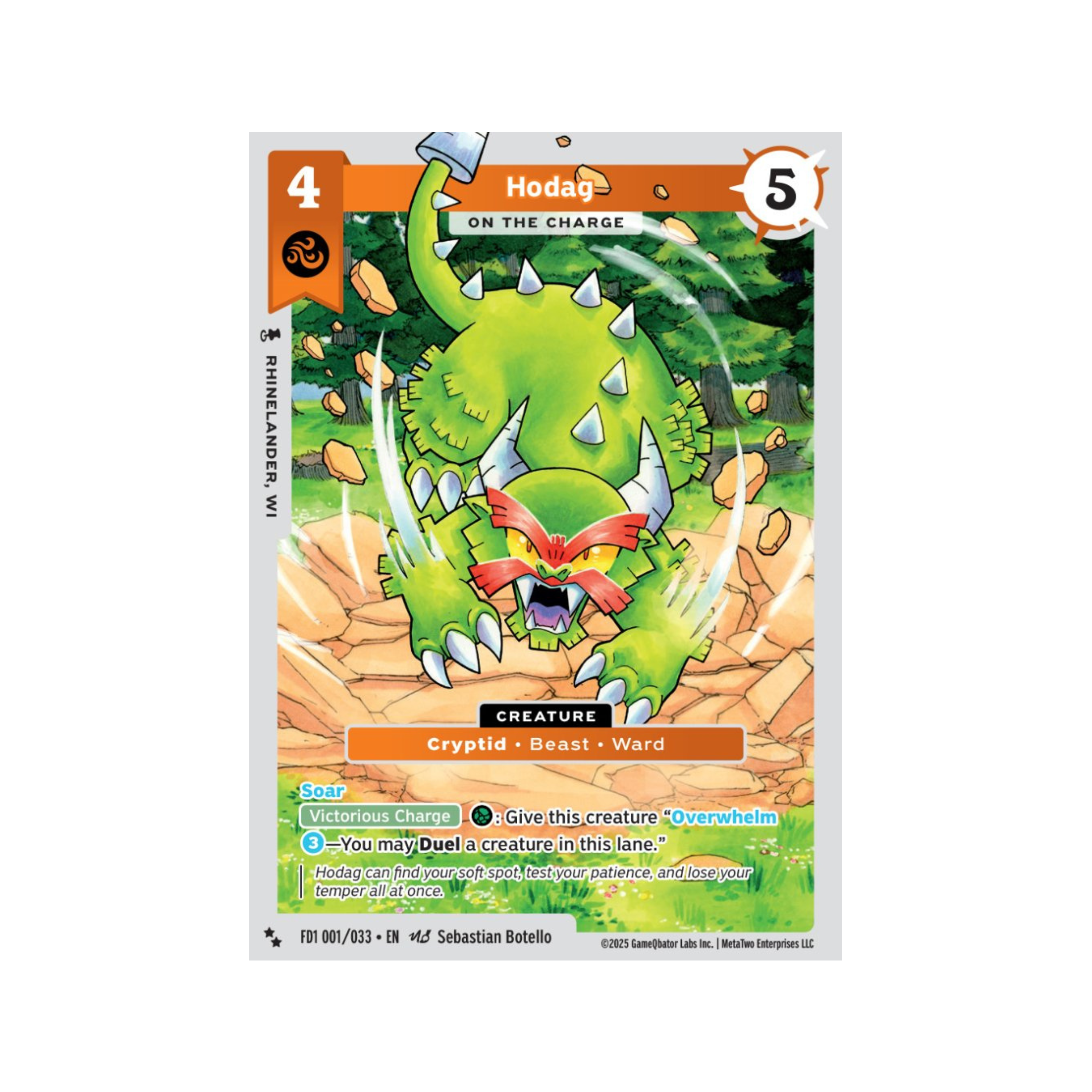 MetaZoo Crushing Gust Flex Deck