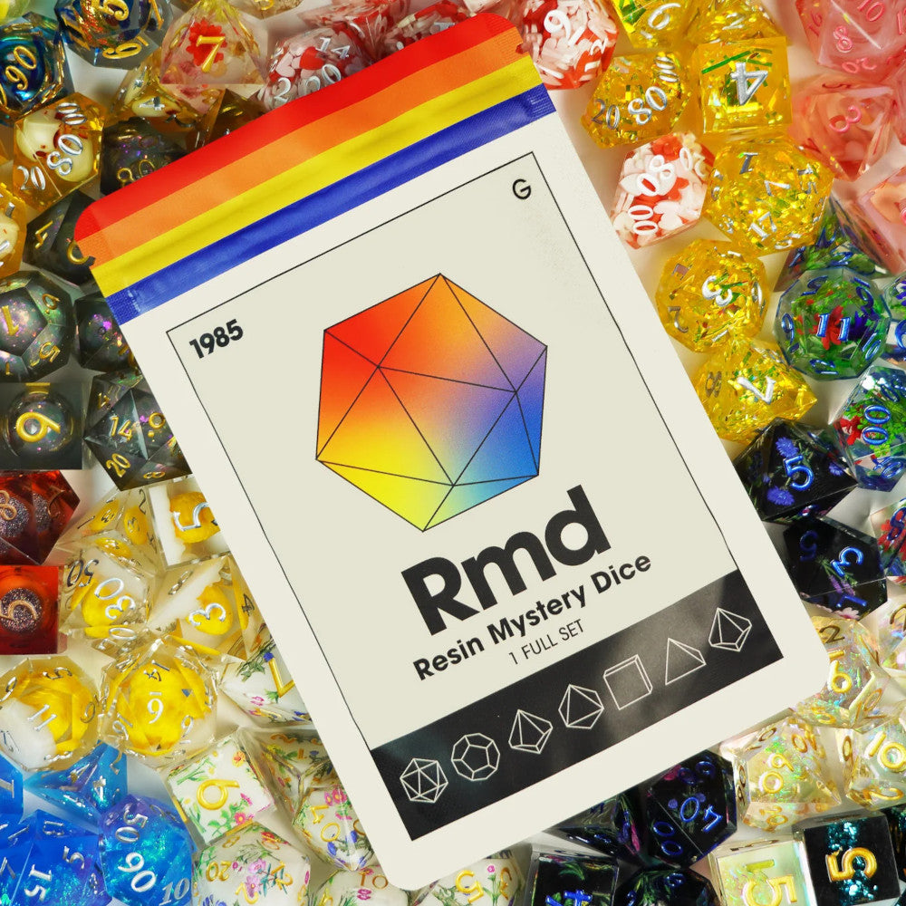 1985 Games Sharp Edge Resin Mystery dice