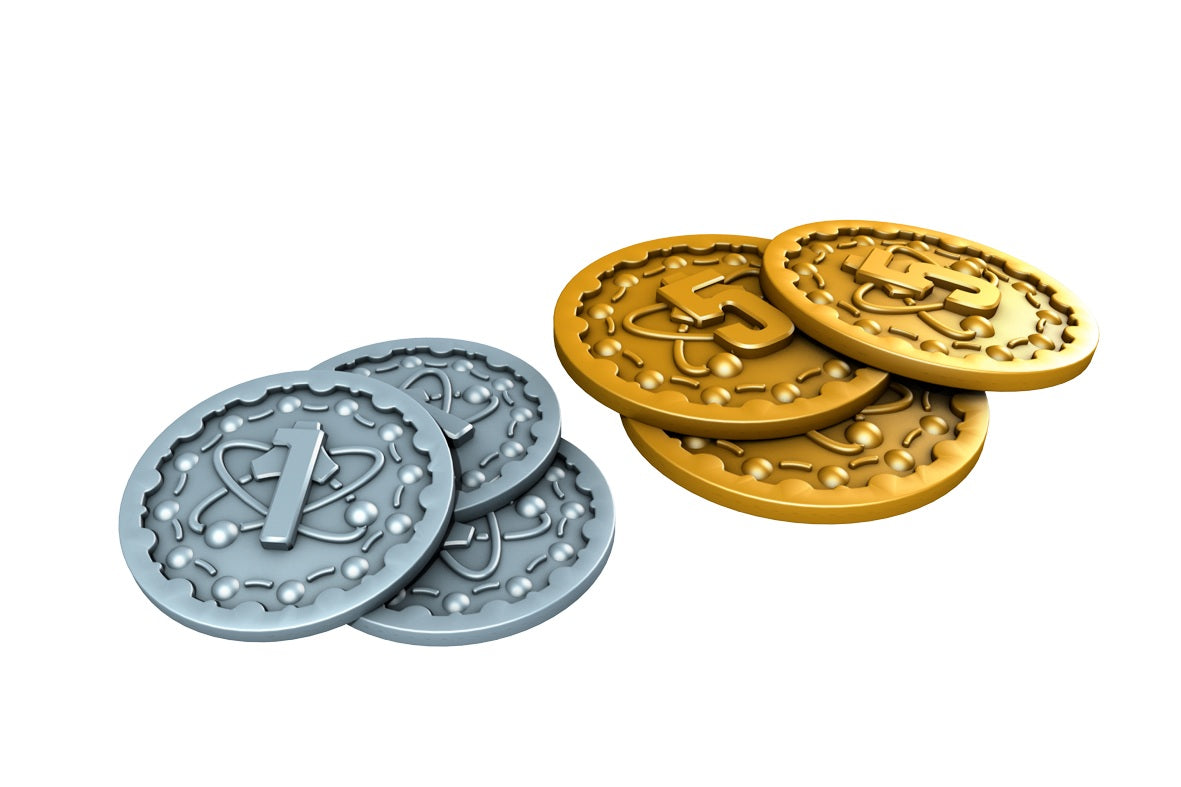 Nucleum: Metal Coins (Board & Dice Accessories)