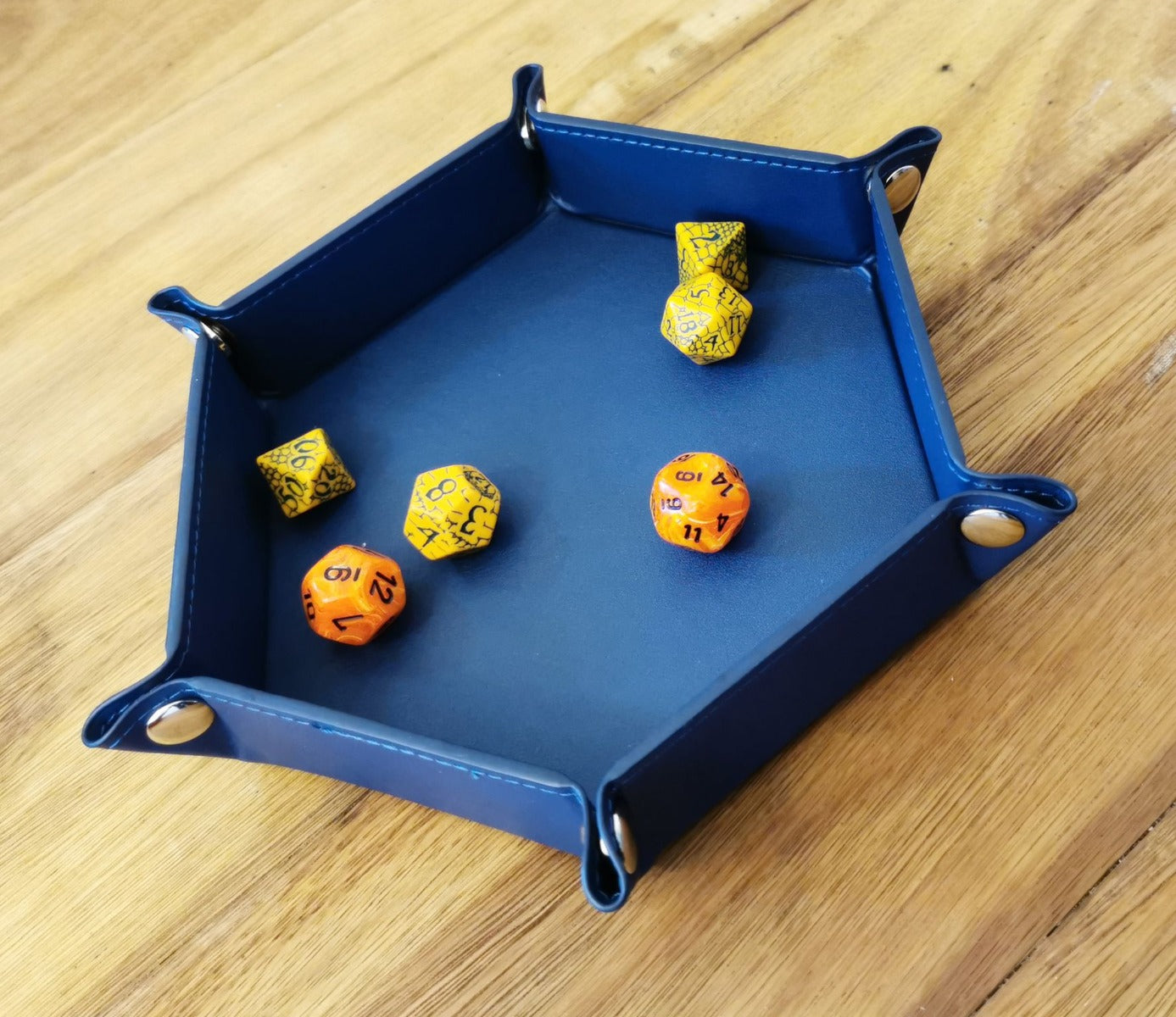 LPG Essentials Hex Dice Tray 6" Blue