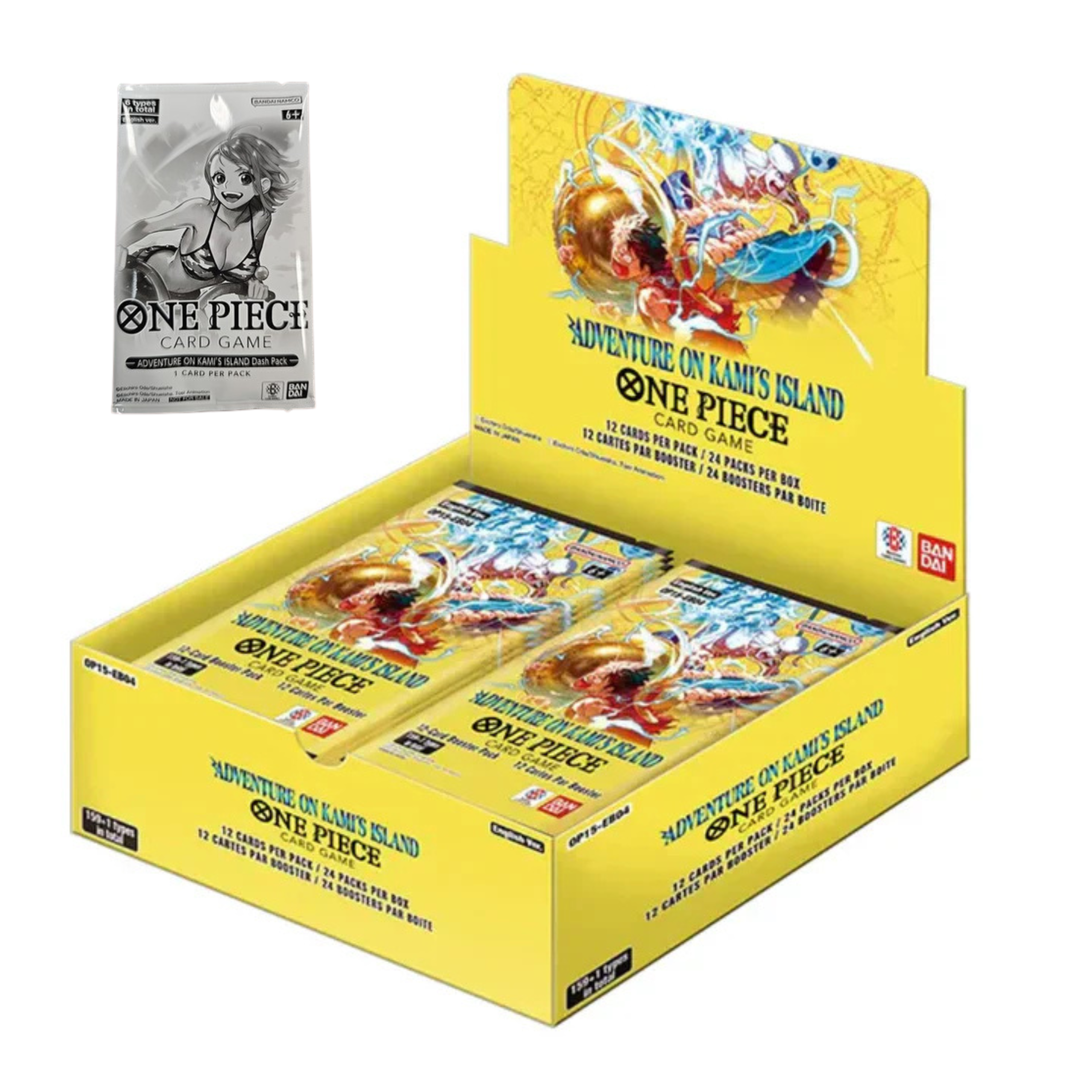 One Piece Card Game: Adventure On Kami's Island [OP-15] Booster Box + Dash Pack