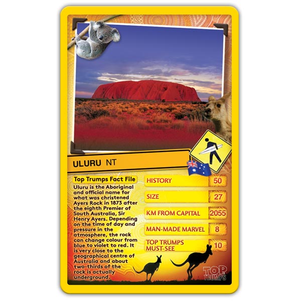 Top Trumps: Australia - Top 30 Things to See