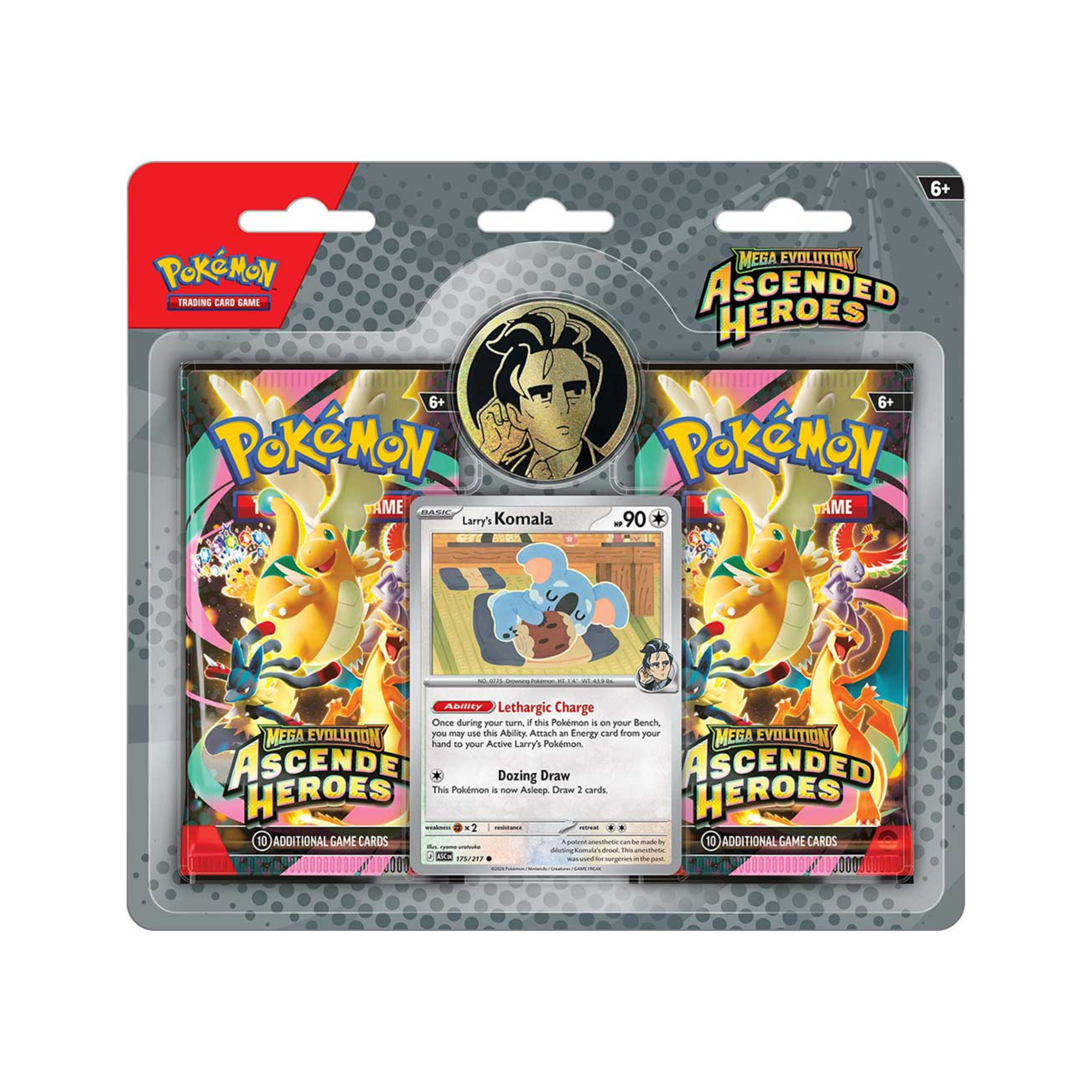 Pokemon TCG: Ascended Heroes 2 Pack Blister (Assorted)