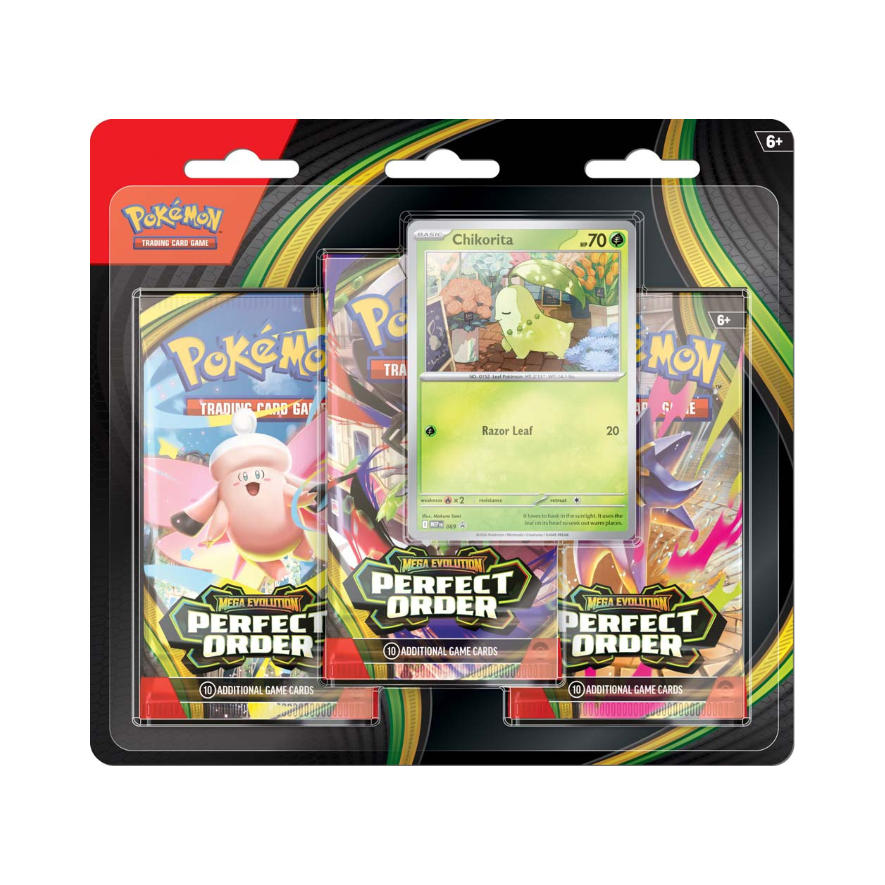 Pokémon TCG: Mega Evolution Perfect Order 3 Booster Blister