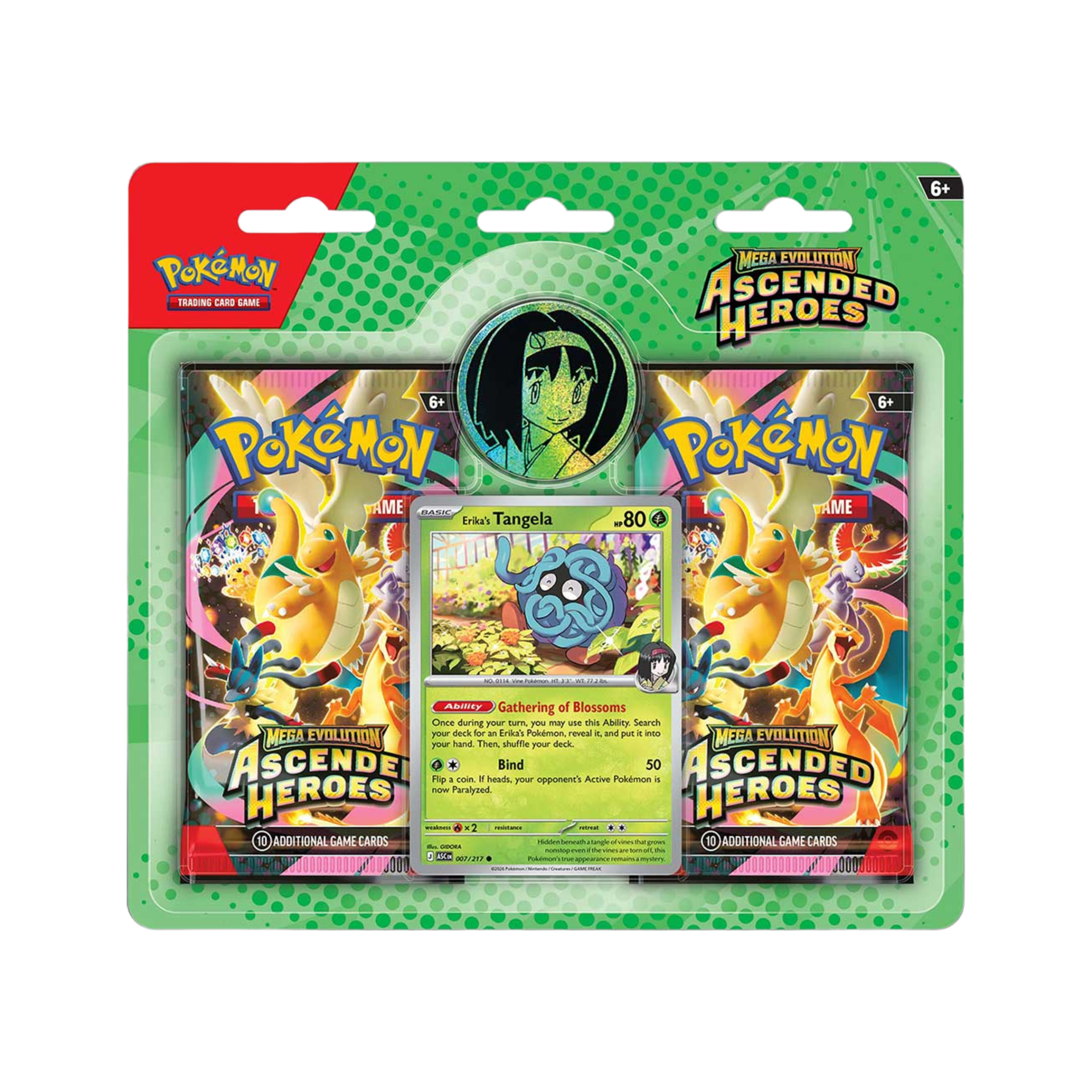 Pokemon TCG: Ascended Heroes 2 Pack Blister (Assorted)