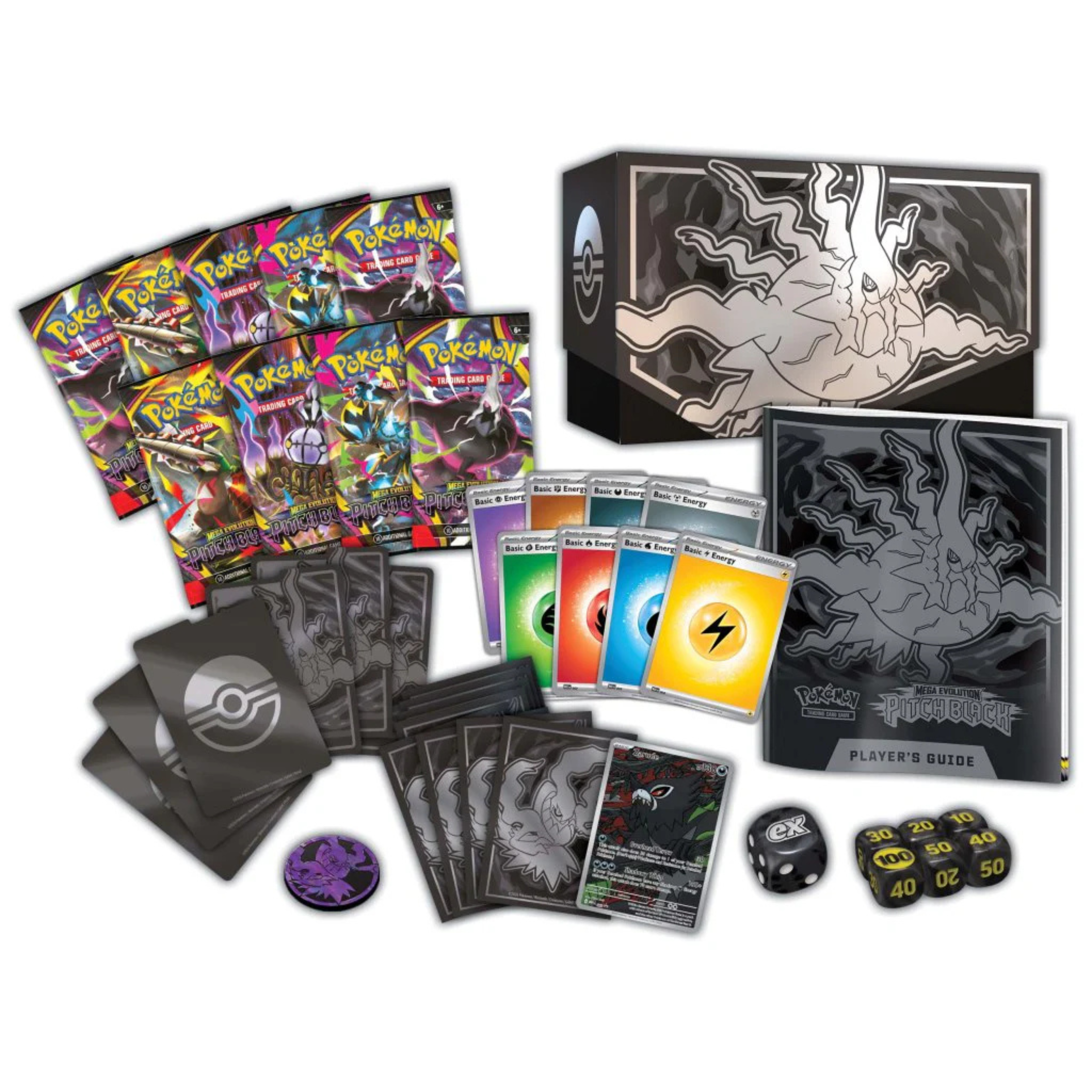 Pokémon TCG: Mega Evolutions Pitch Black Elite Trainer Box (ETB)