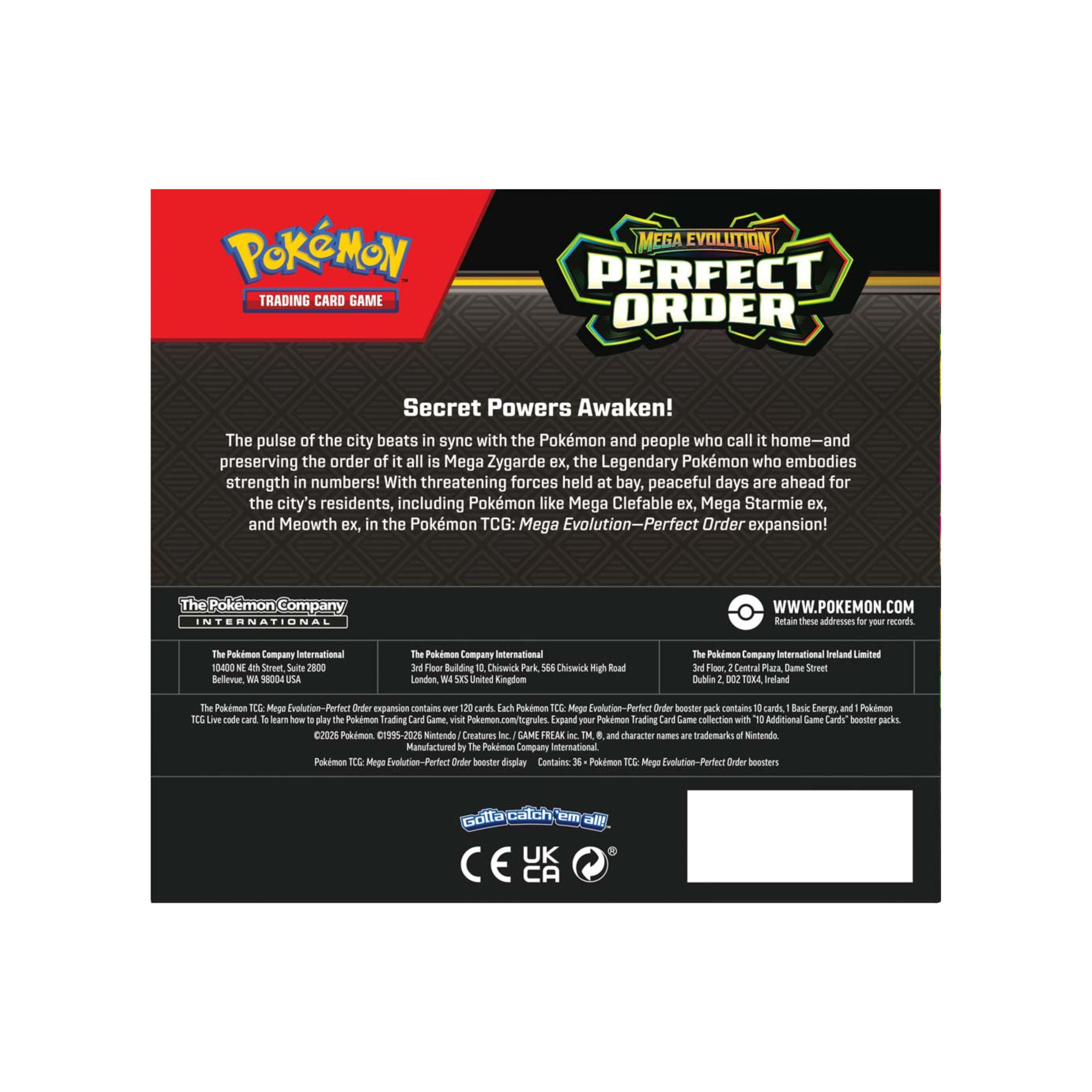 Pokémon TCG: Mega Evolution Perfect Order Booster Box