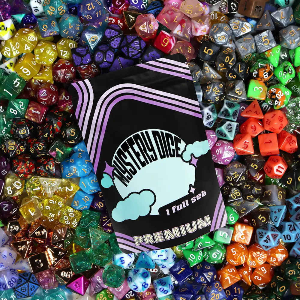 1985 Games Premium Mystery Dice with Purple Bag