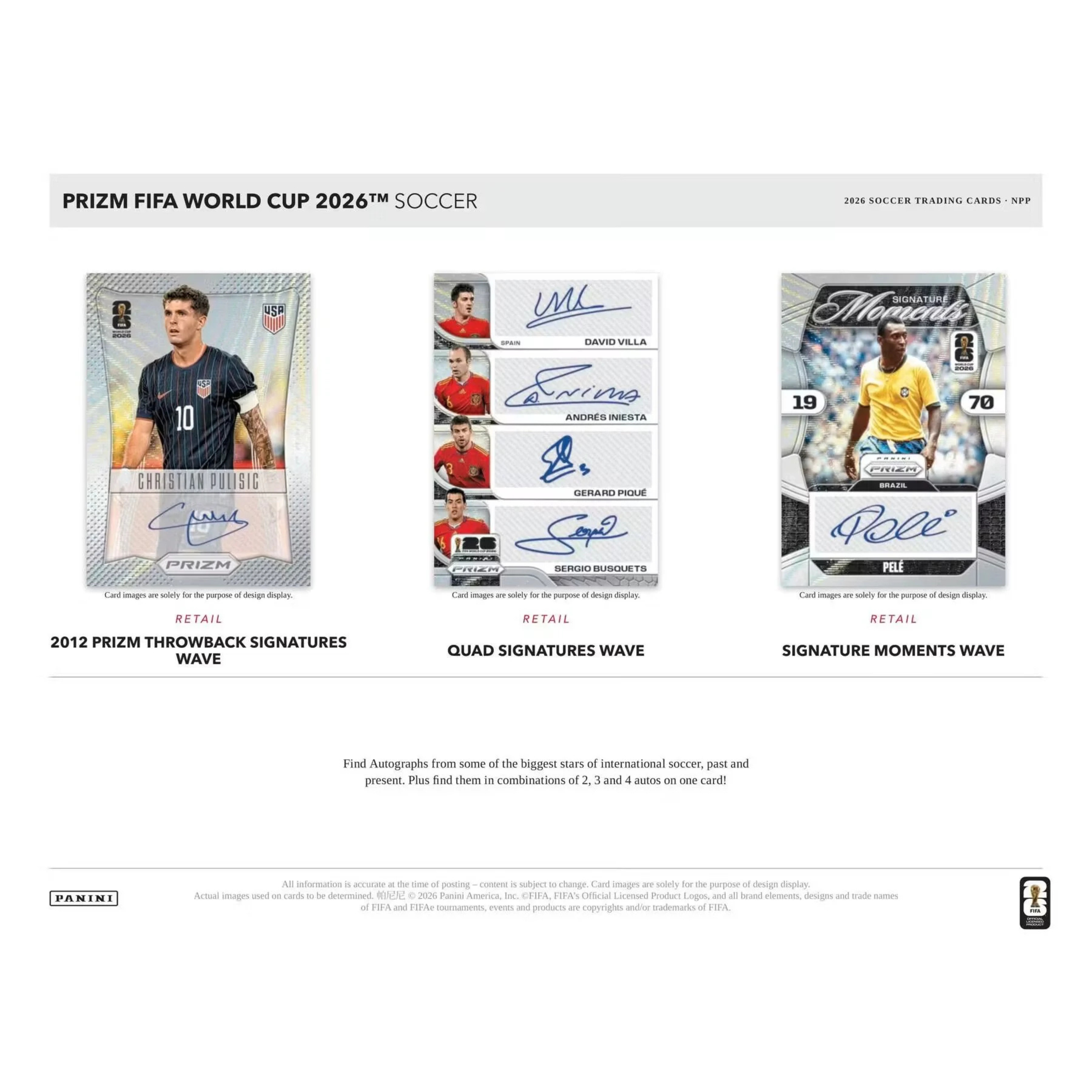 Panini 2026 Prizm FIFA World Cup Soccer Blaster Box