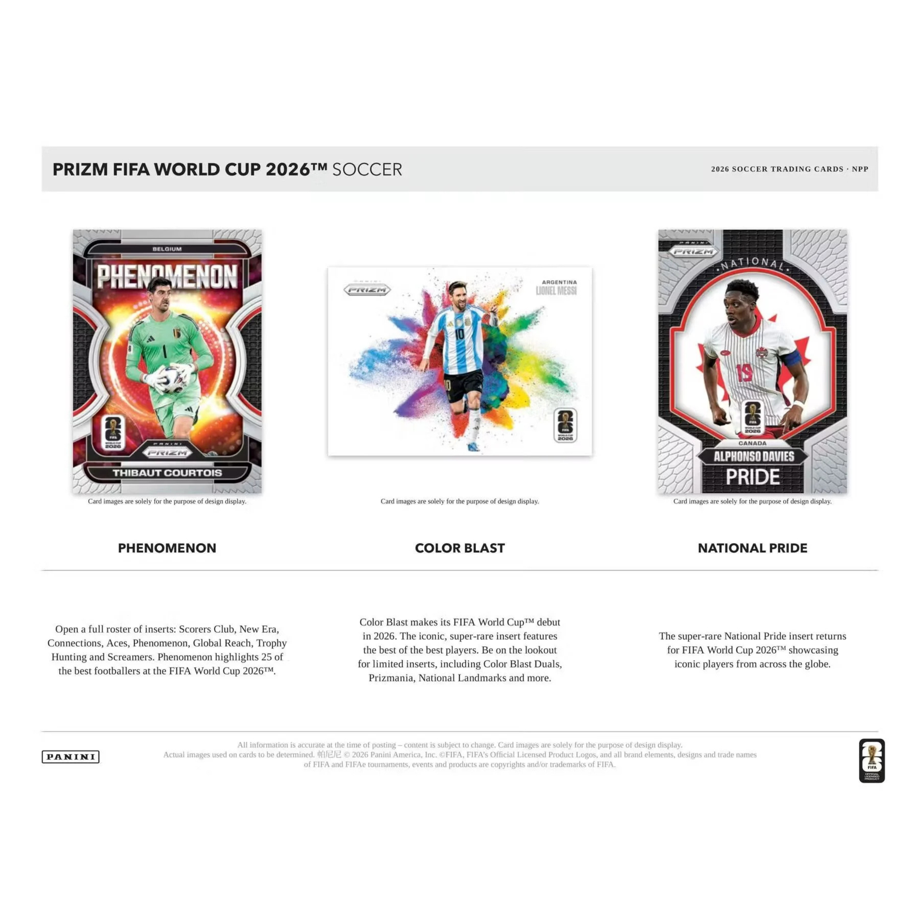 Panini 2026 Prizm FIFA World Cup Soccer Blaster Box
