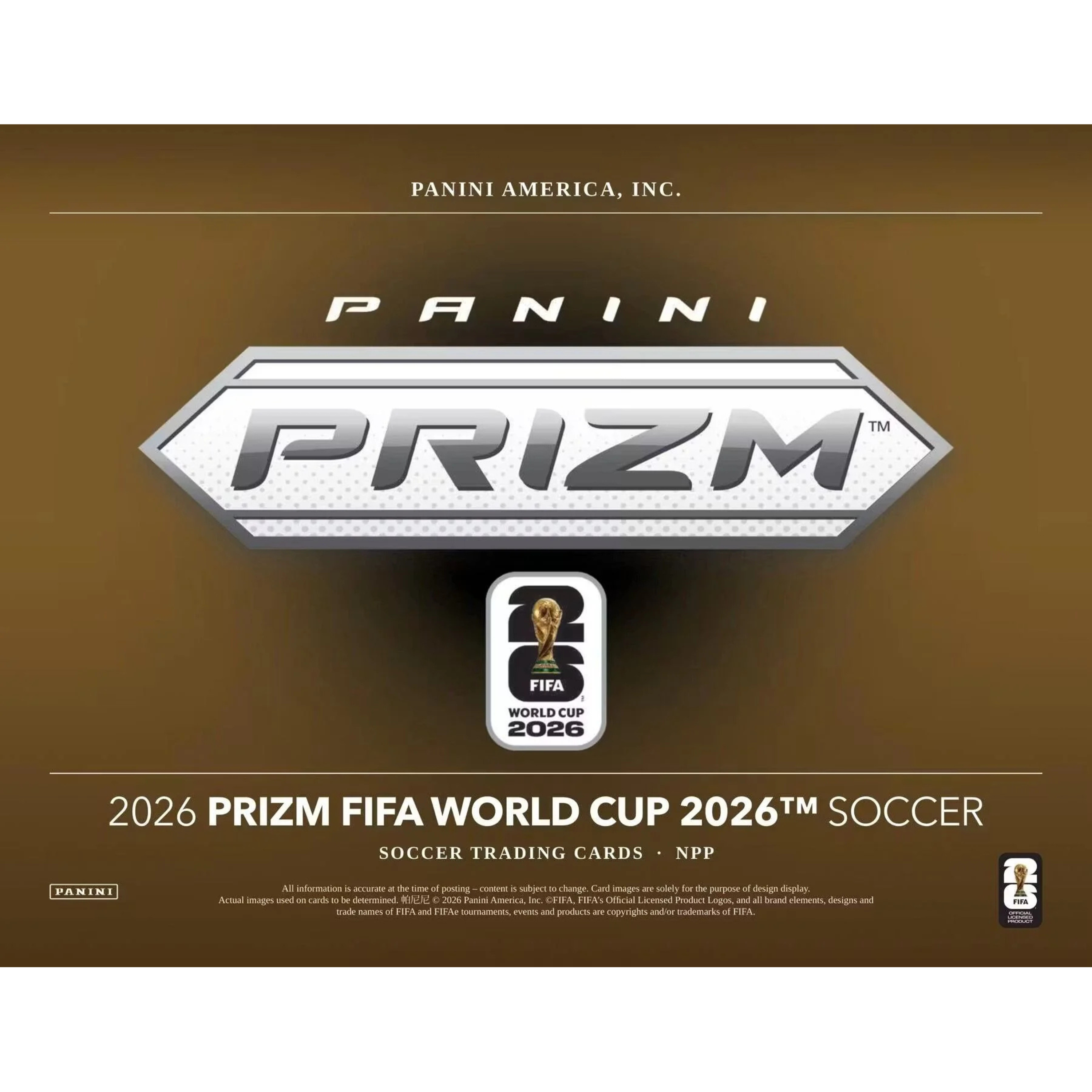 Panini 2026 Prizm FIFA World Cup Soccer Blaster Box