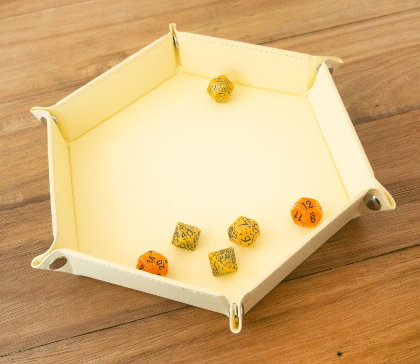 LPG Essentials Hex Dice Tray 8" Yellow
