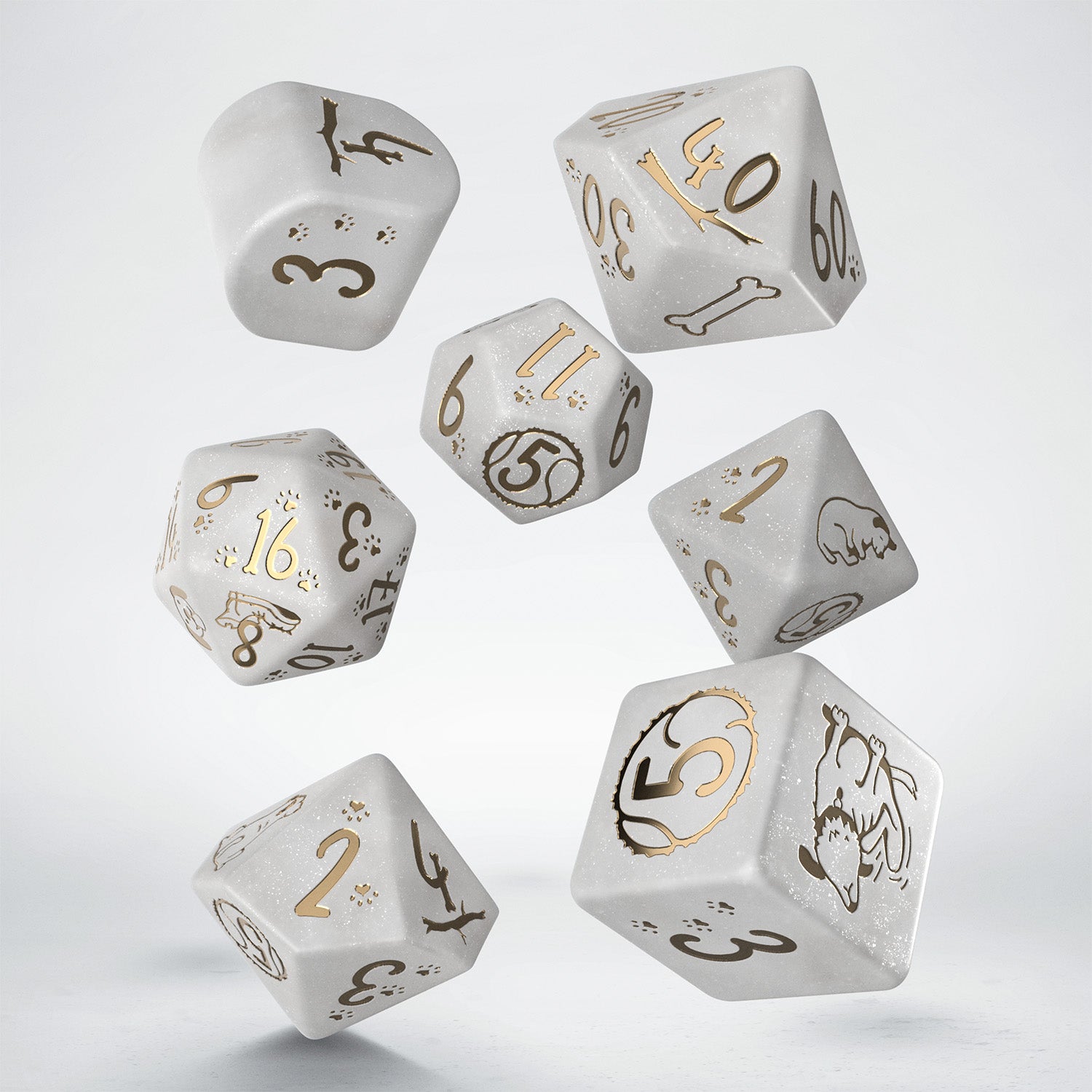 Q Workshop - Dog Dice Set - Charlie Dice Set 7