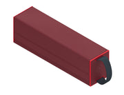 Heavy Play: RFG Deckbox CARRIER 500 DS: Barbarian Red