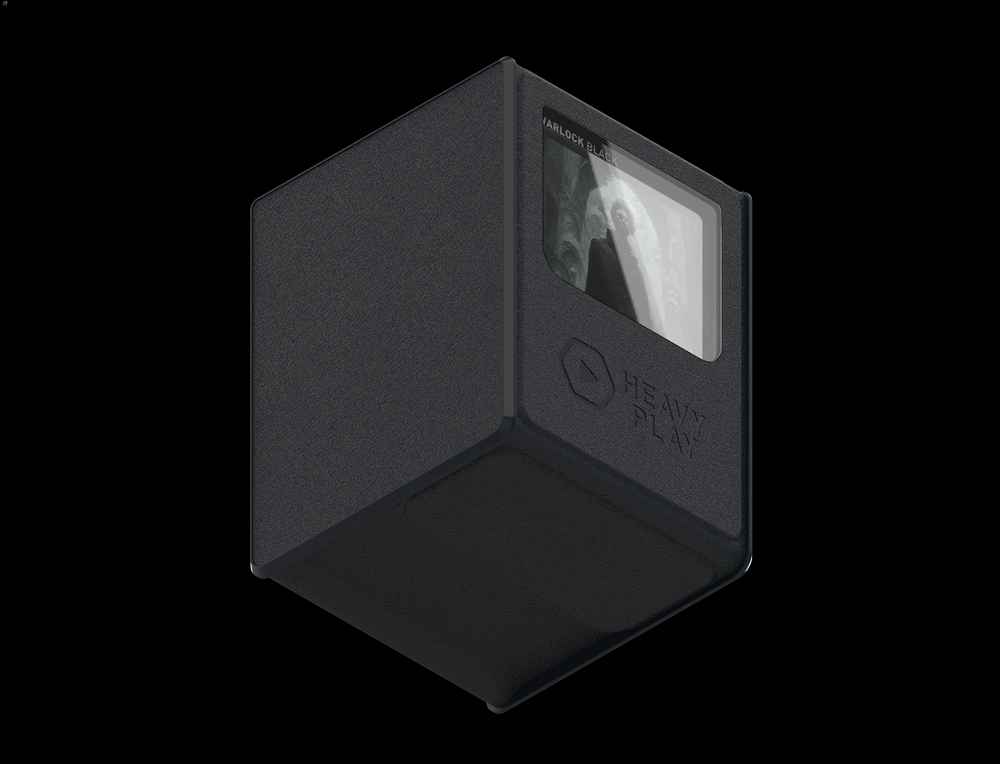 Heavy Play: RFG Deckbox MAX 80 DS - Warlock Black