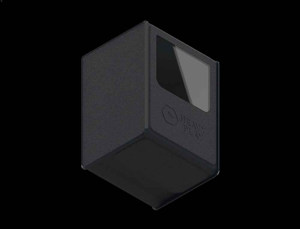Heavy Play: RFG Deckbox MAX 80 DS - Warlock Black