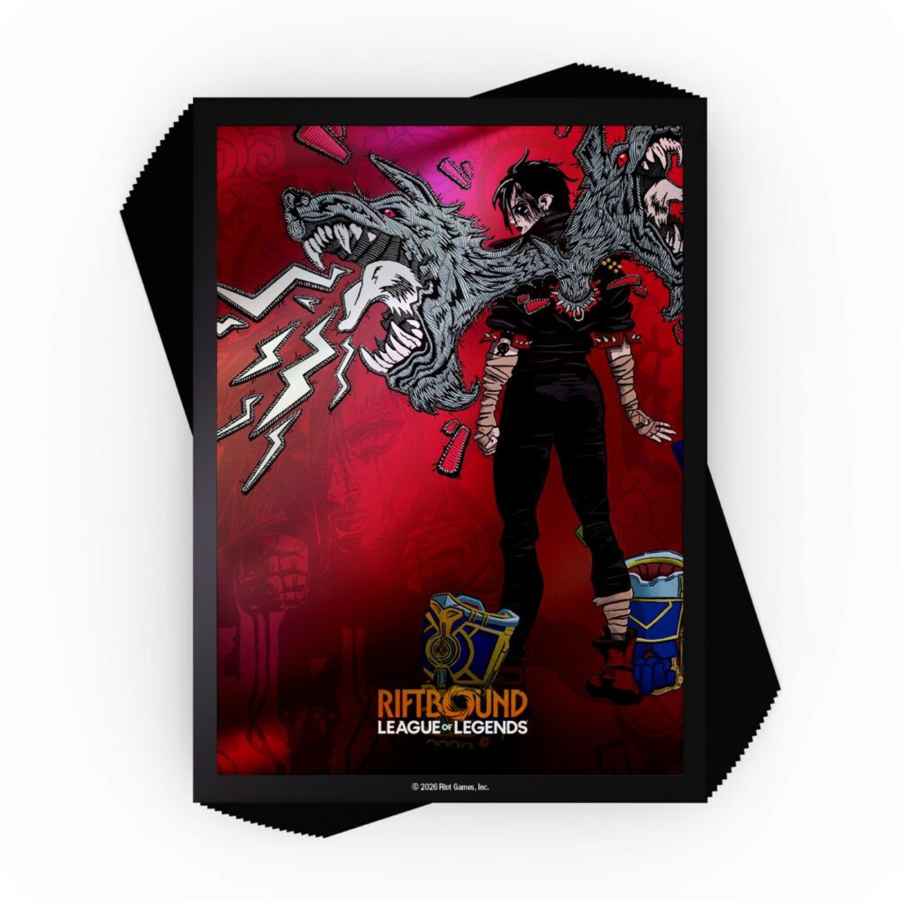Riftbound: League of Legends TCG –  Sleeves – Unleashed: Vi, Piltover Enforcer