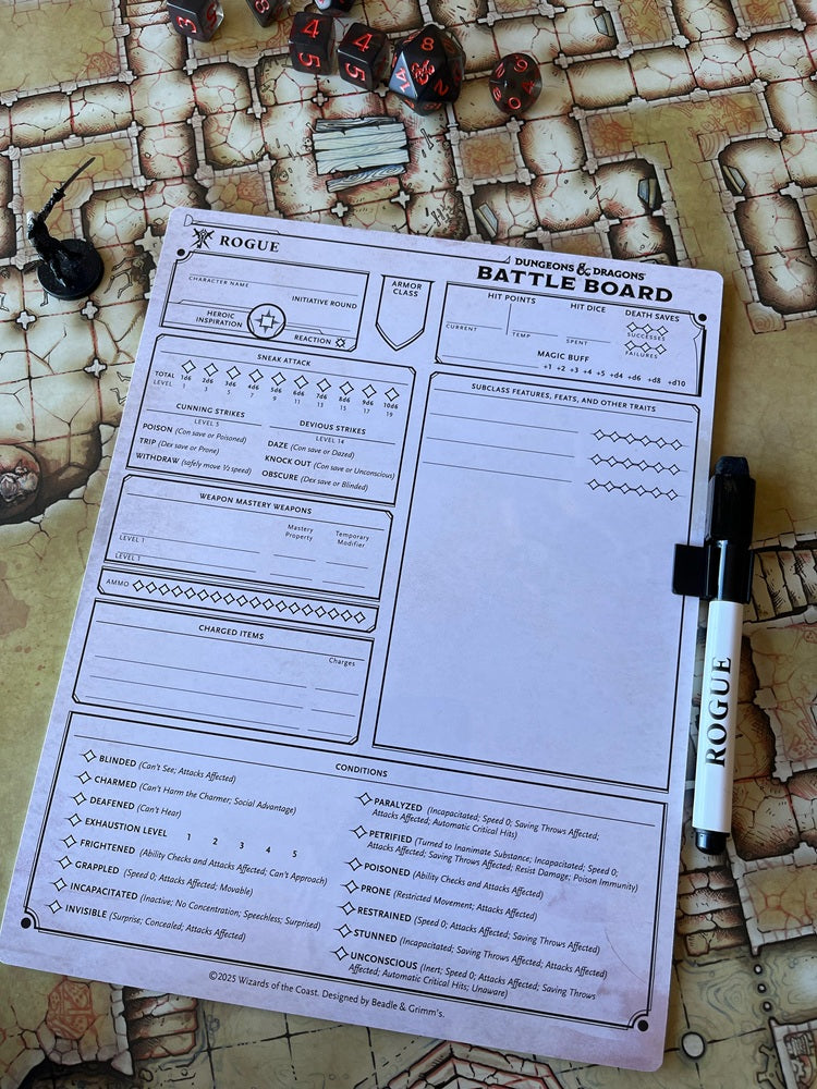Beadle & Grimm's D&D Battle Board: Rogue