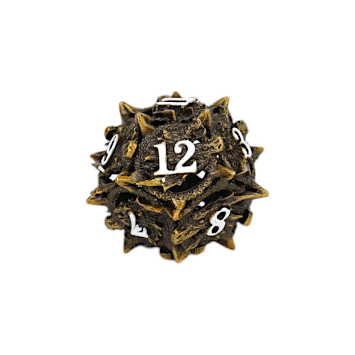 LPG Dice Dragon Rage Dice Set Ancient Bronze