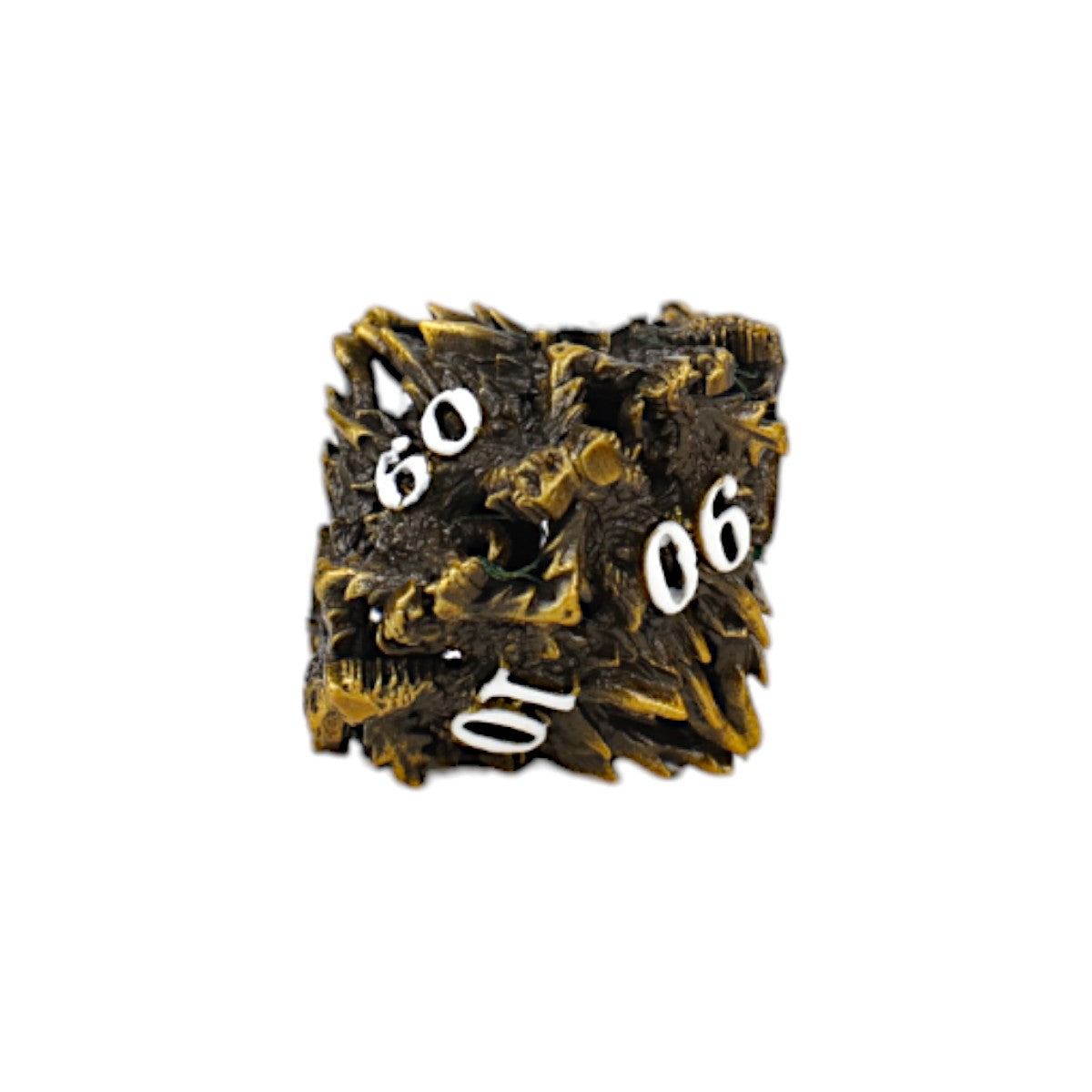 LPG Dice Dragon Rage Dice Set Ancient Bronze