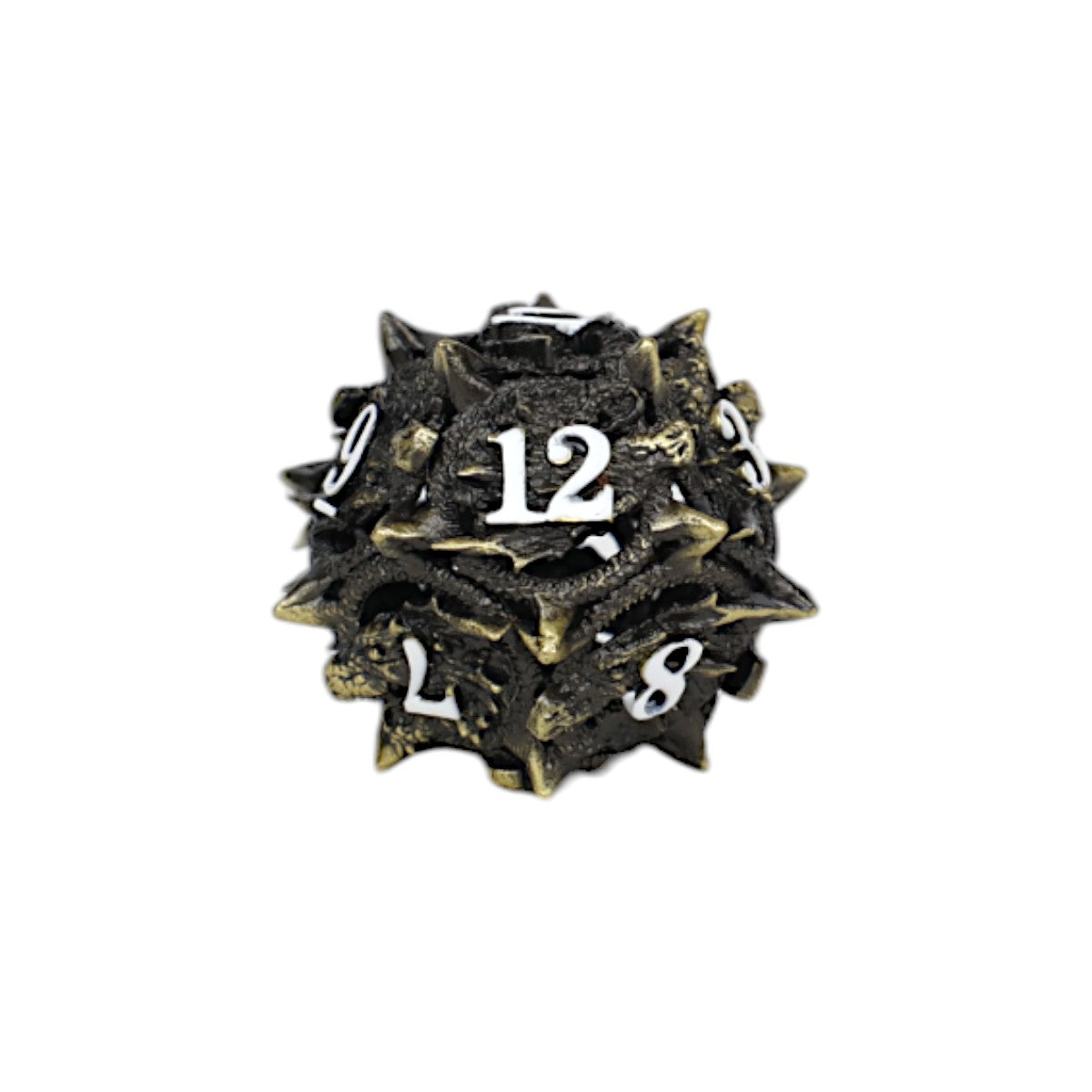 LPG Dice Dragon Rage Dice Set Tarnished Gold