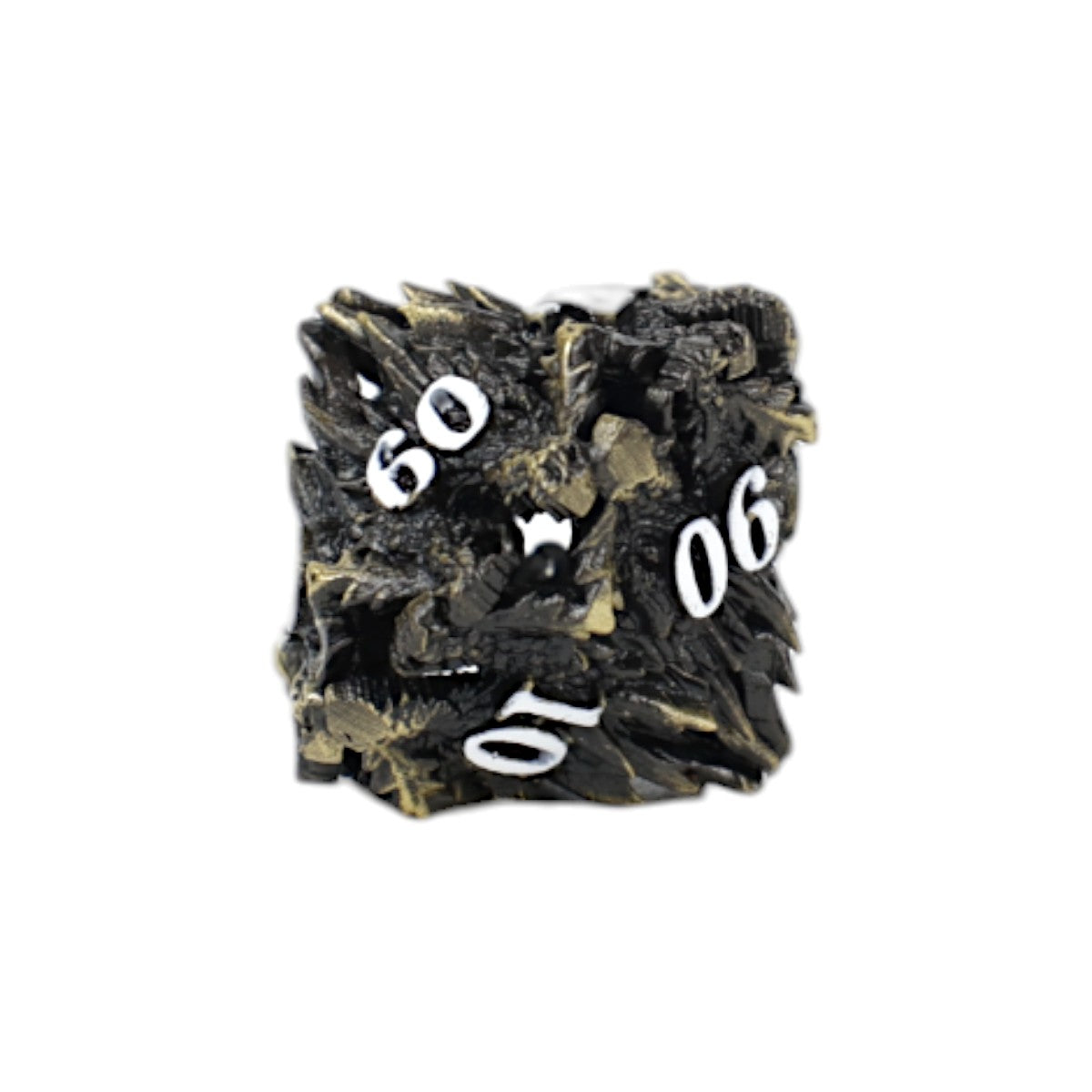 LPG Dice Dragon Rage Dice Set Tarnished Gold