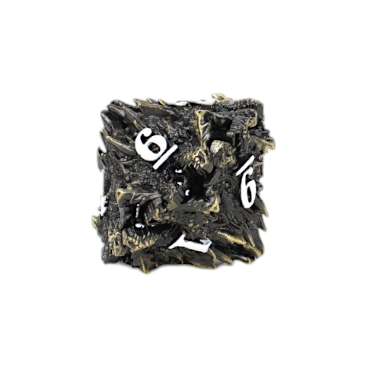 LPG Dice Dragon Rage Dice Set Tarnished Gold