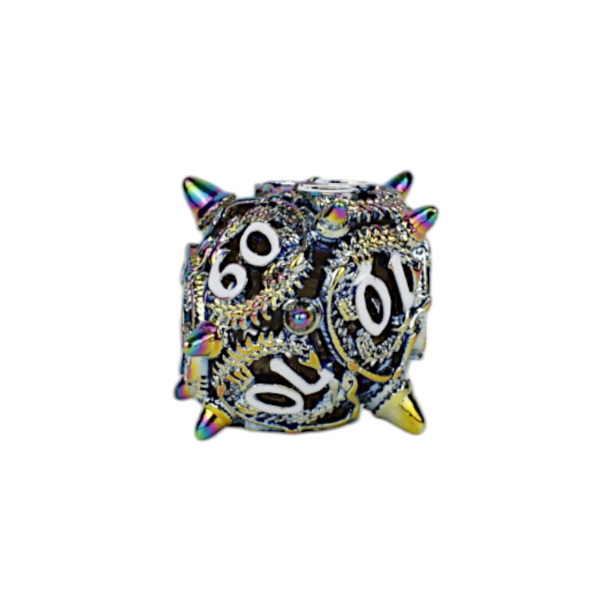 LPG Dice Xeno Hollow Dice Set Oilslick