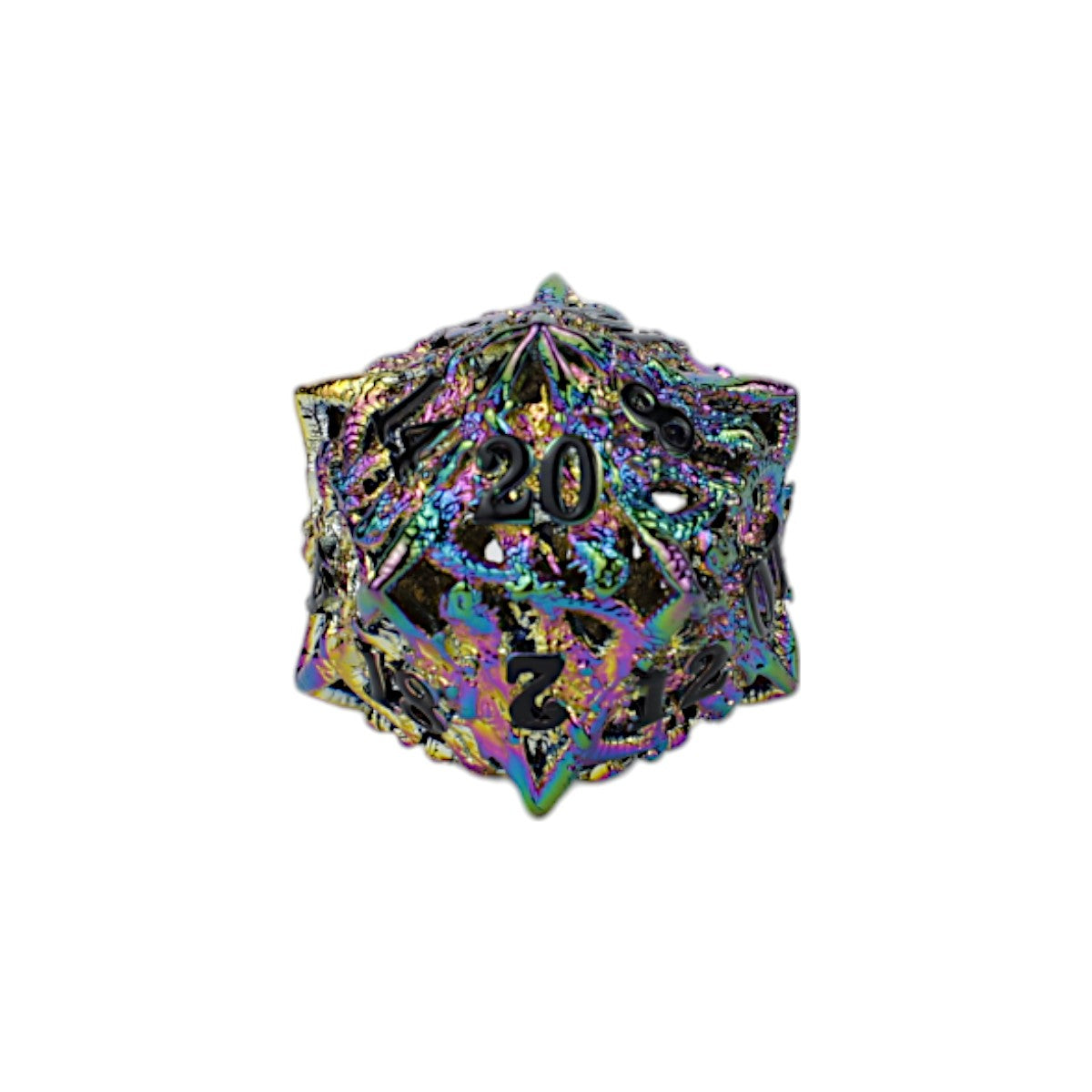 LPG Dice Dragon Rage Dice Set Rainbow