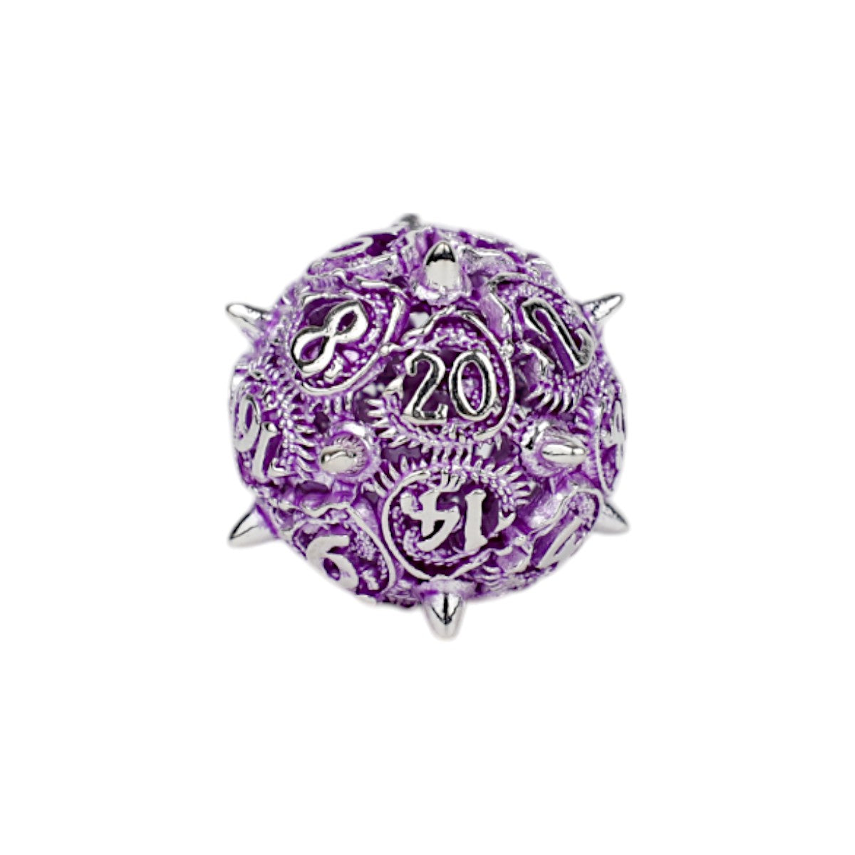 LPG Dice Xeno Hollow Dice Set Purple
