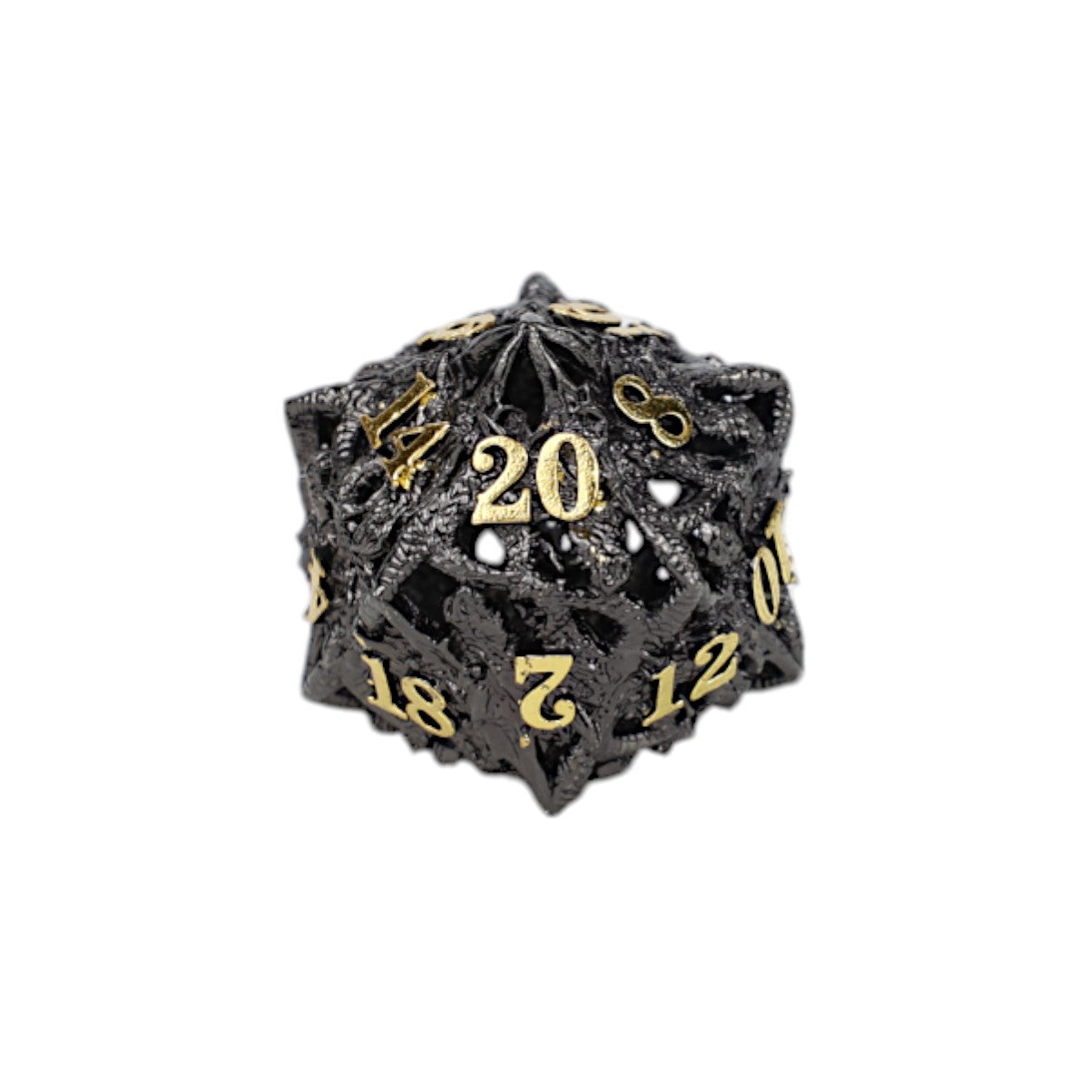 LPG Dice Dragon Rage Dice Set Black/Gold