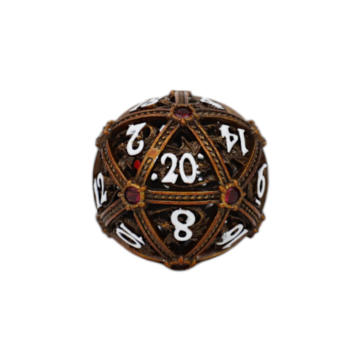 LPG Dice Hoard Guardian Dice Set Gold/Red