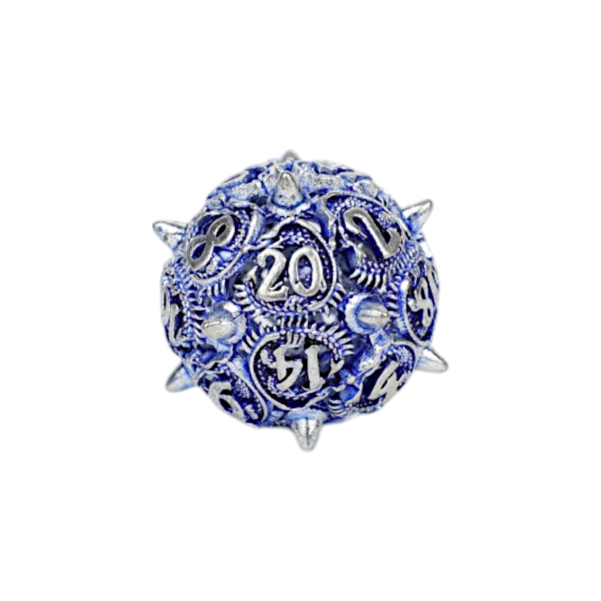 LPG Dice Xeno Hollow Dice Set Blue