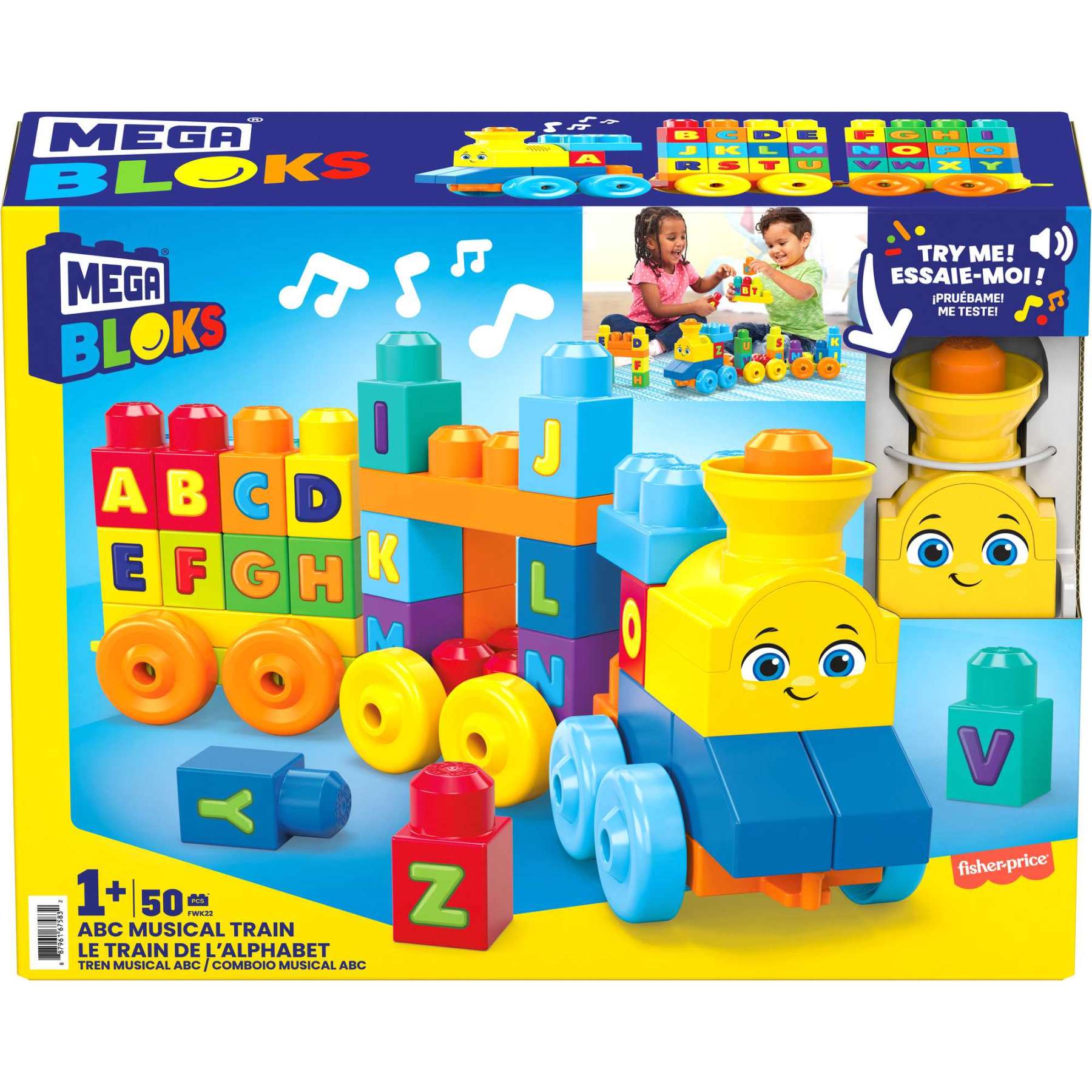Mega Blocks - Mb Abc Musical Train