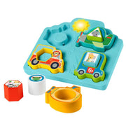 Infant Toys - Shapes & Sounds Vehicle Puzzle